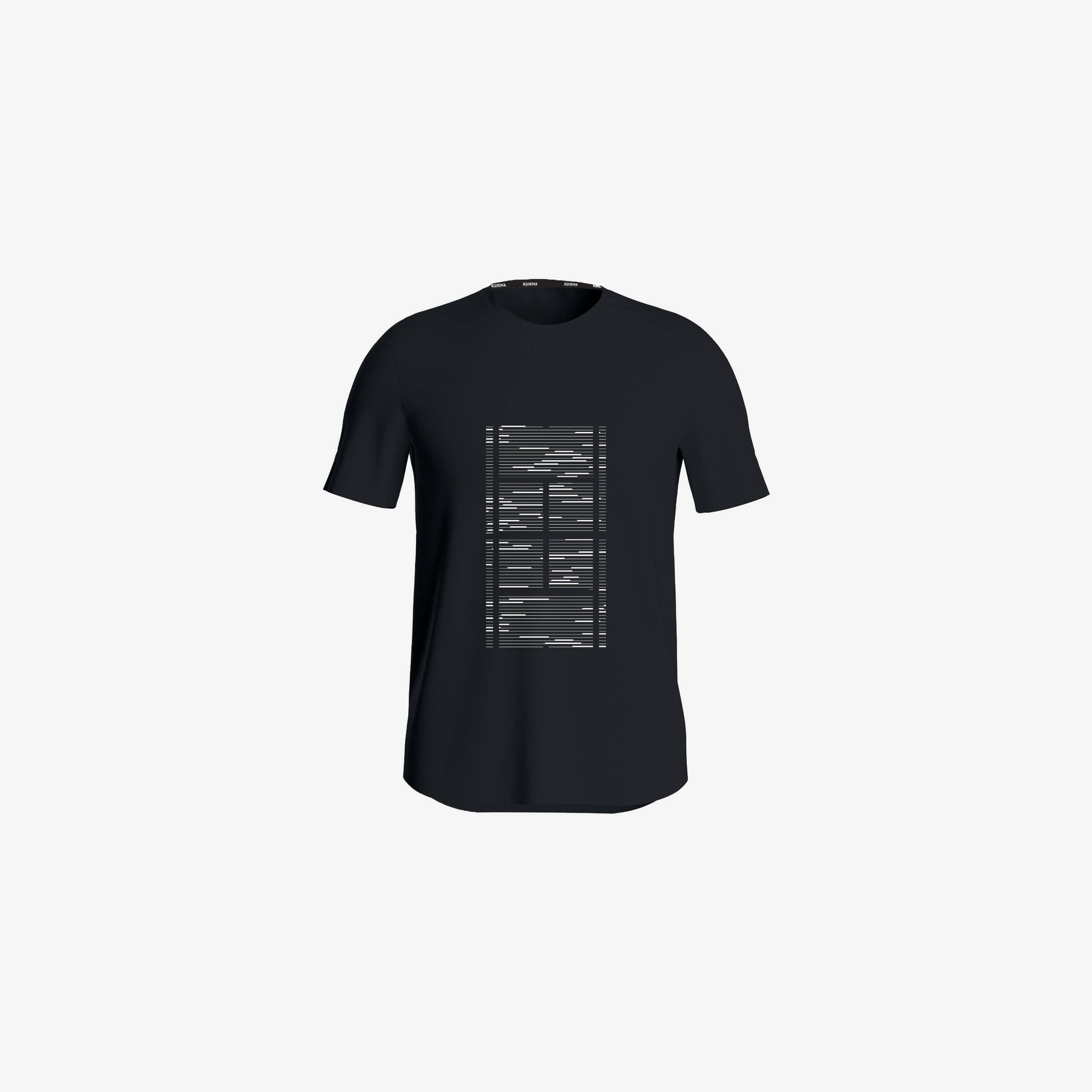 Men's Tennis T-Shirt Soft - Black -  3