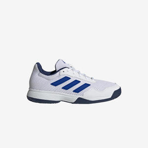 Zapatillas de tenis versátil multipista niño, Gamespec Jr blanco azul