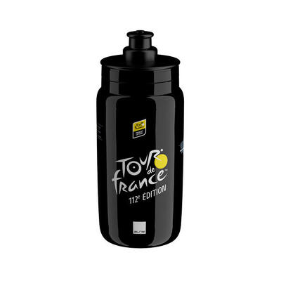 Borraccia ciclismo Fly Elite Tour de France 2025 nera con mappa percorso