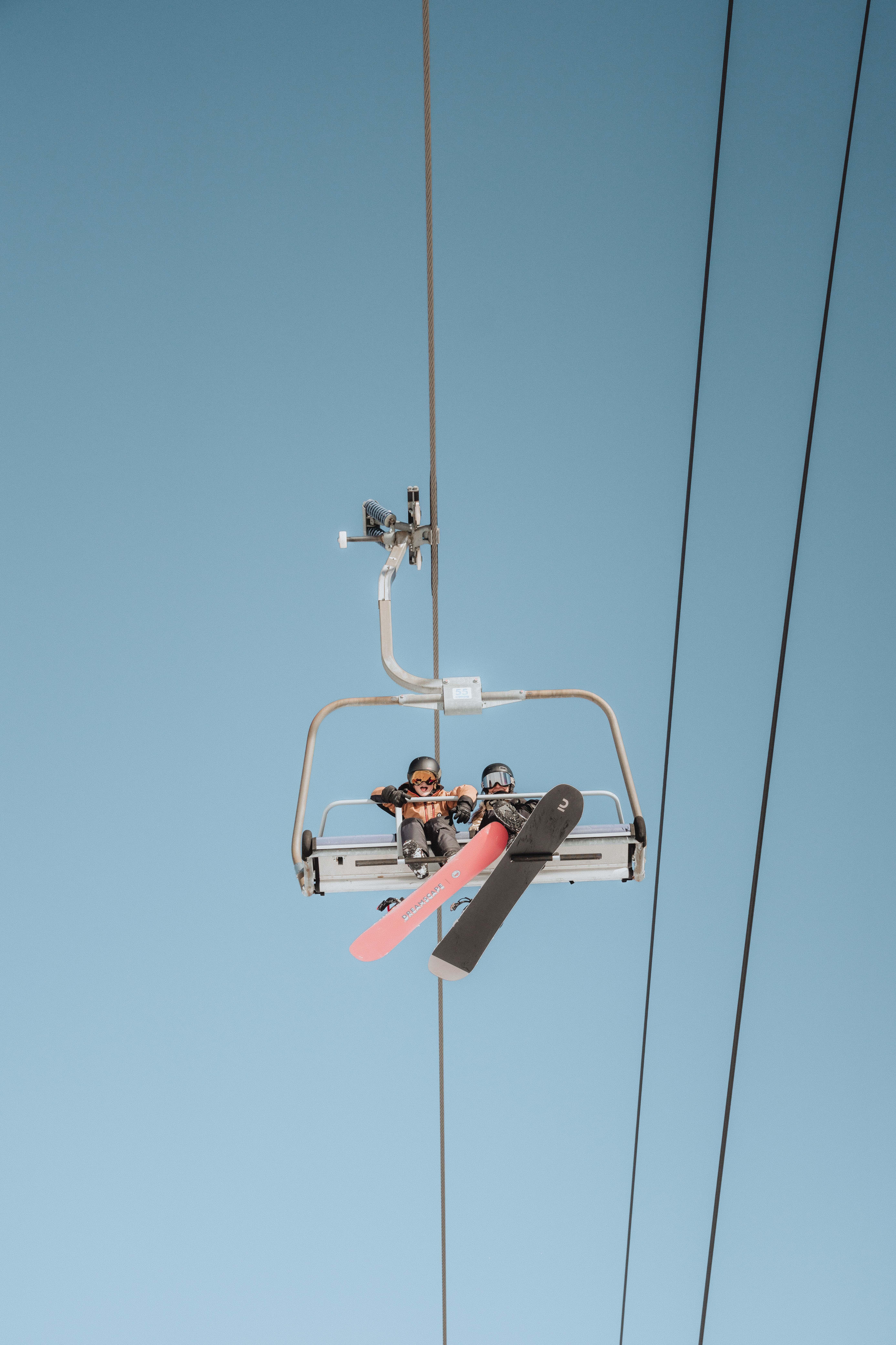 Men’s All-Mountain Skis with Bindings, Patrol 80 Wood - WEDZE