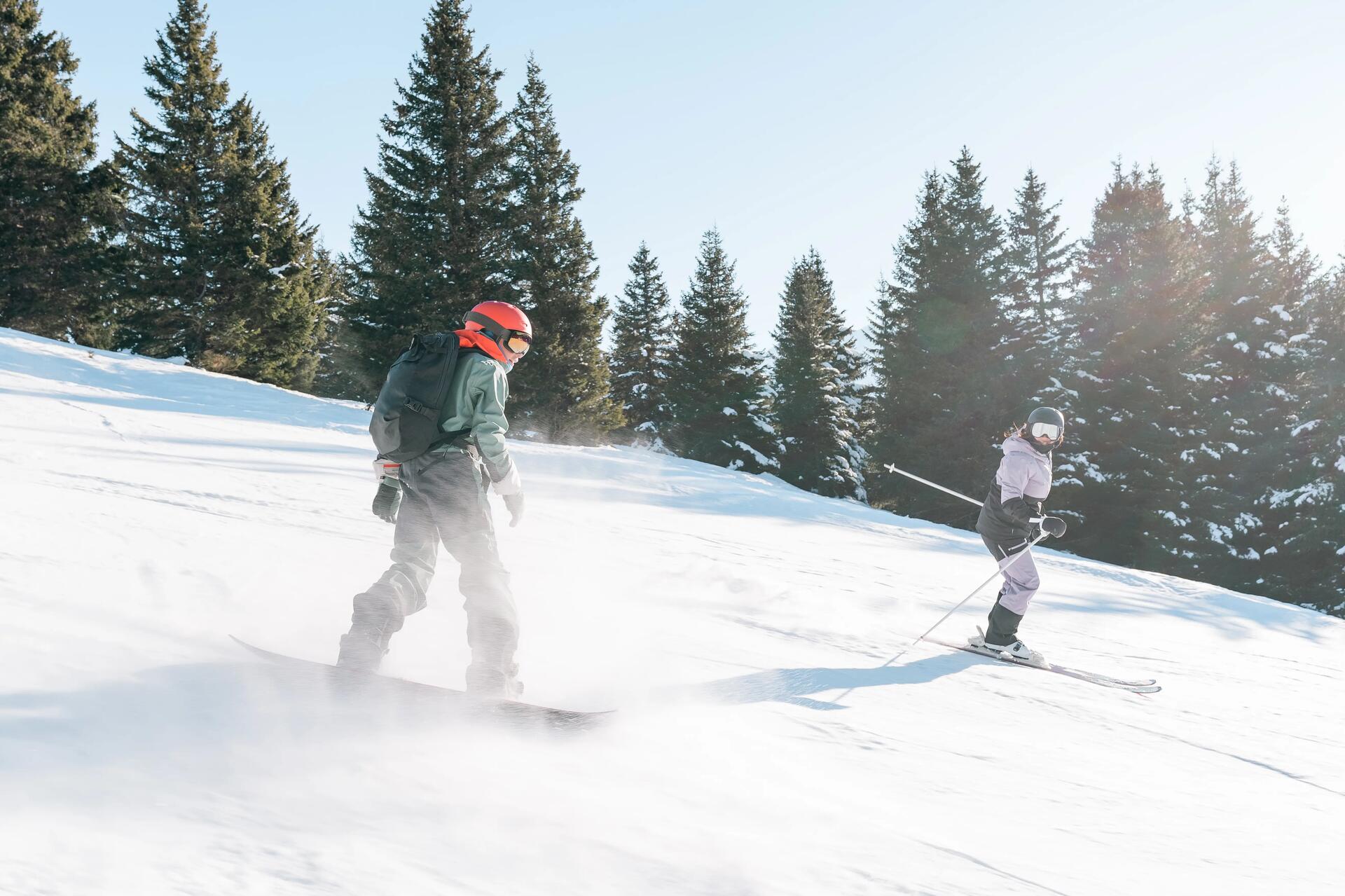 Decathlon beginner downhill skiing 