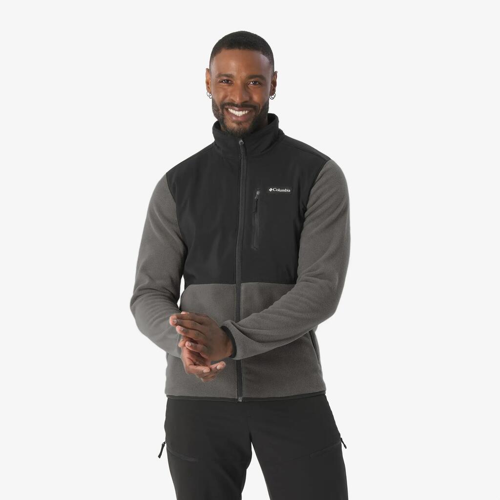 MEN’S MOUNTAIN HIKING FLEECE JACKET COLUMBIA KEARNEY FALLS - KHAKI