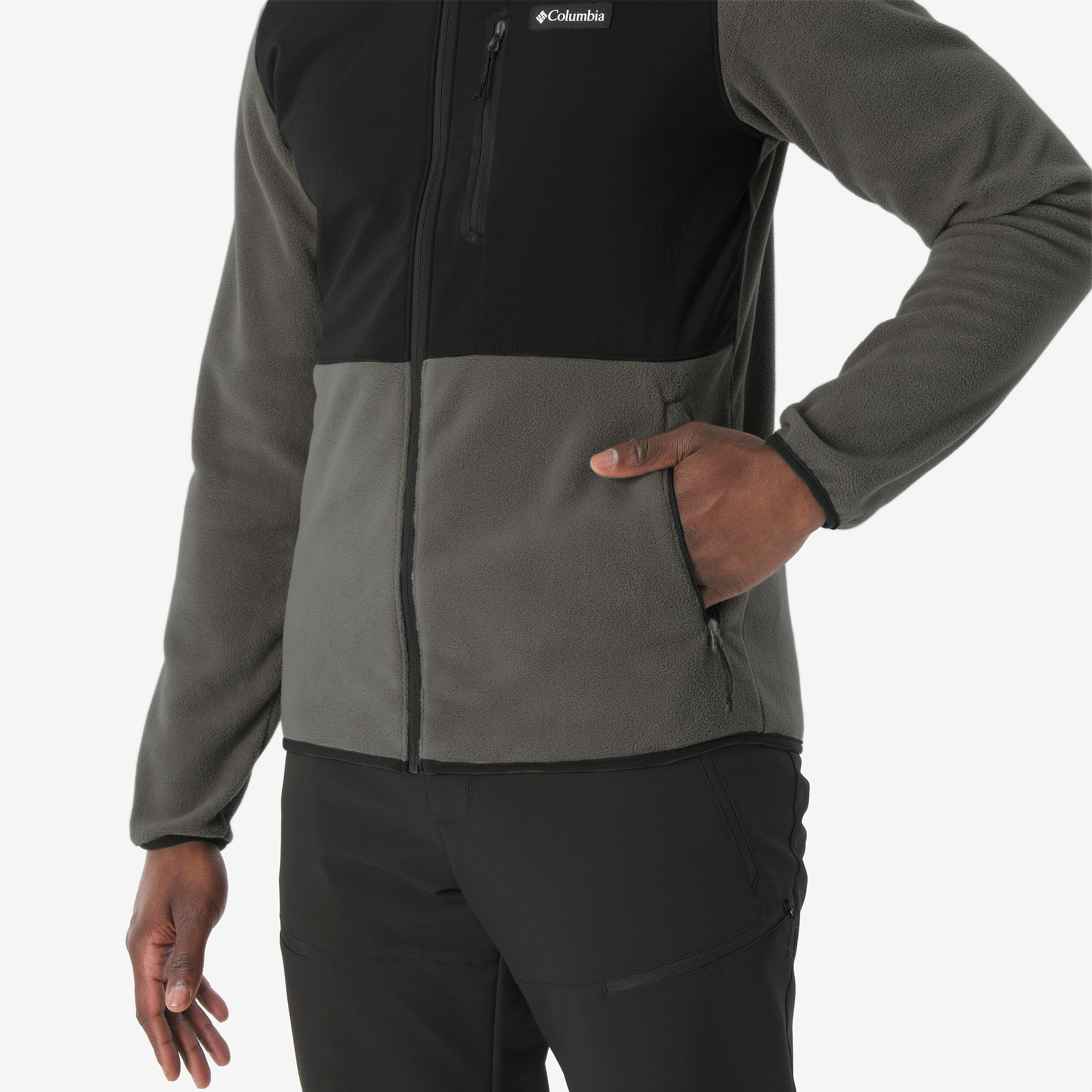 Veste Polaire de randonnée montagne homme, Columbia Kearney Falls kaki 4/5