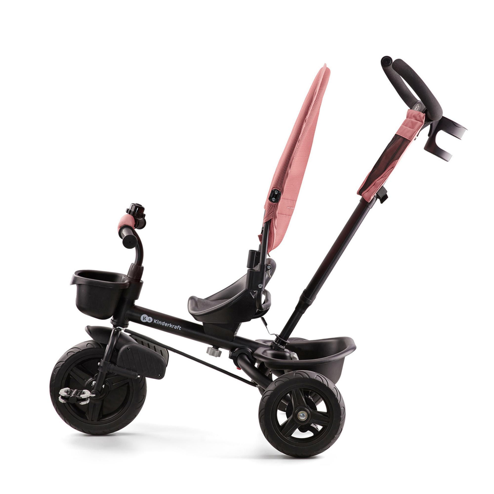 Segunda vida - Triciclo Kinderkraft AVEO rose pink - CD 5/10