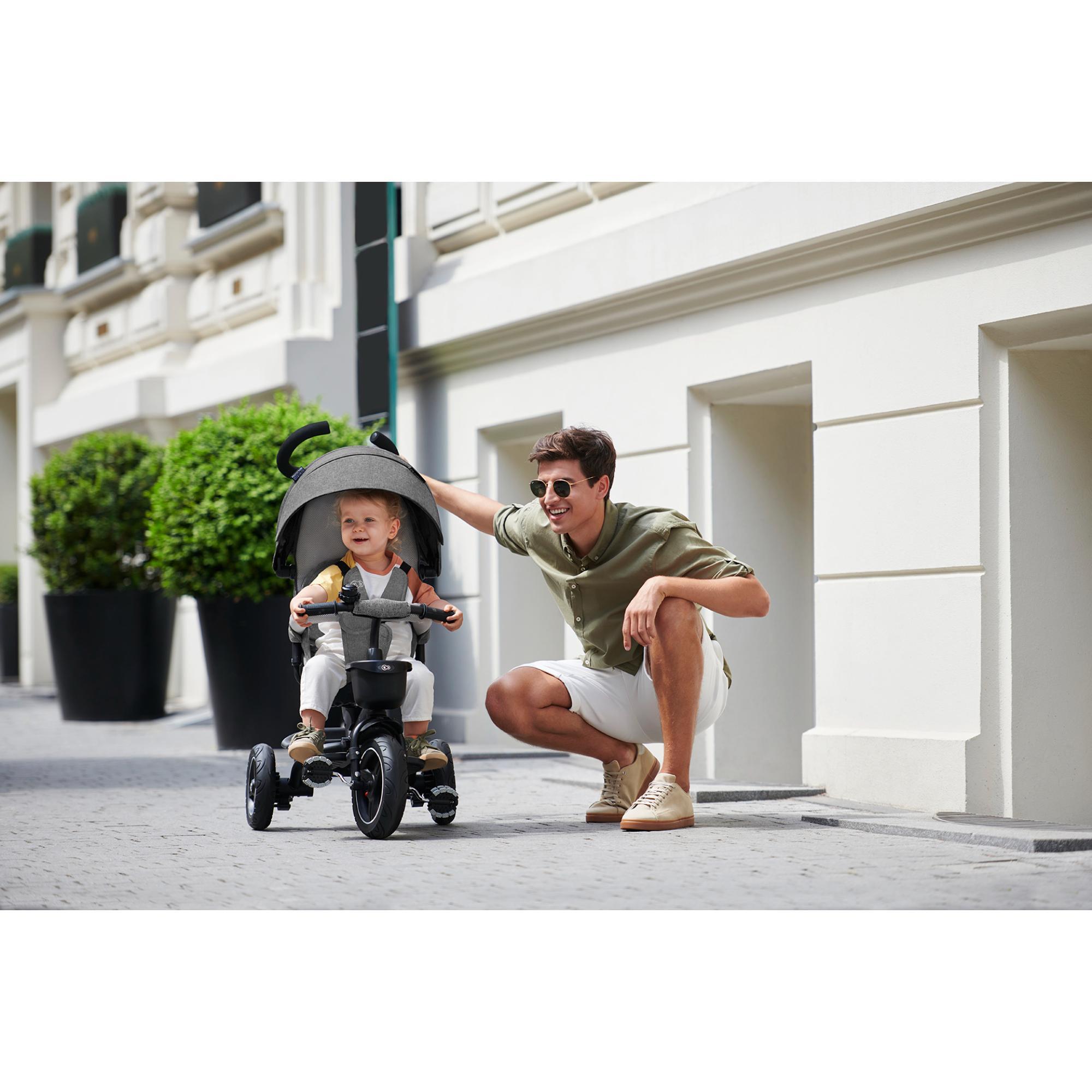 Triciclo Kinderkraft Spinstep grey - CD 12/12