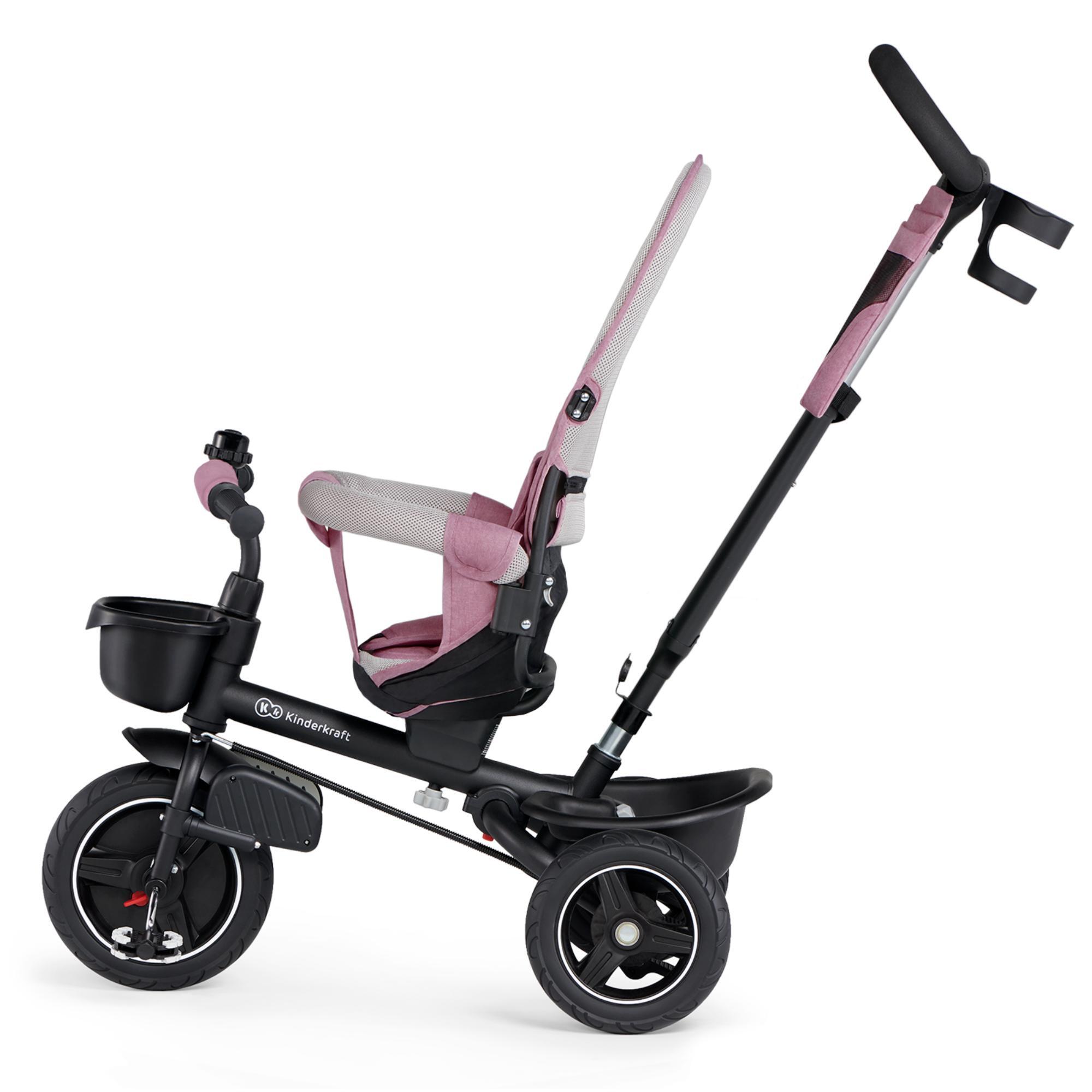 Triciclo Kinderkraft Spinstep pink - CD 6/12