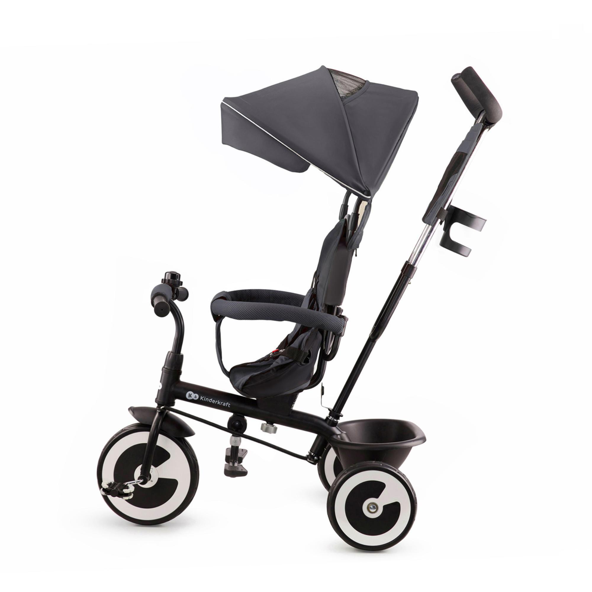 Triciclo Kinderkraft ASTON malachite grey - CD 3/8