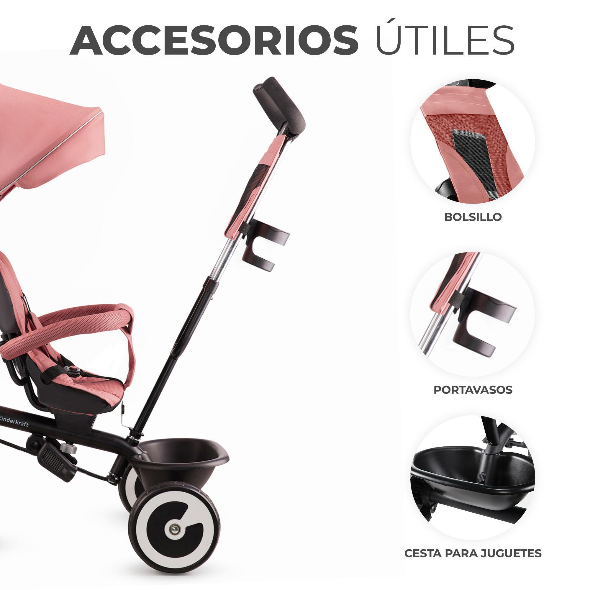 Tricicle Kinderkraft Aston Rose Pink CD 7/9