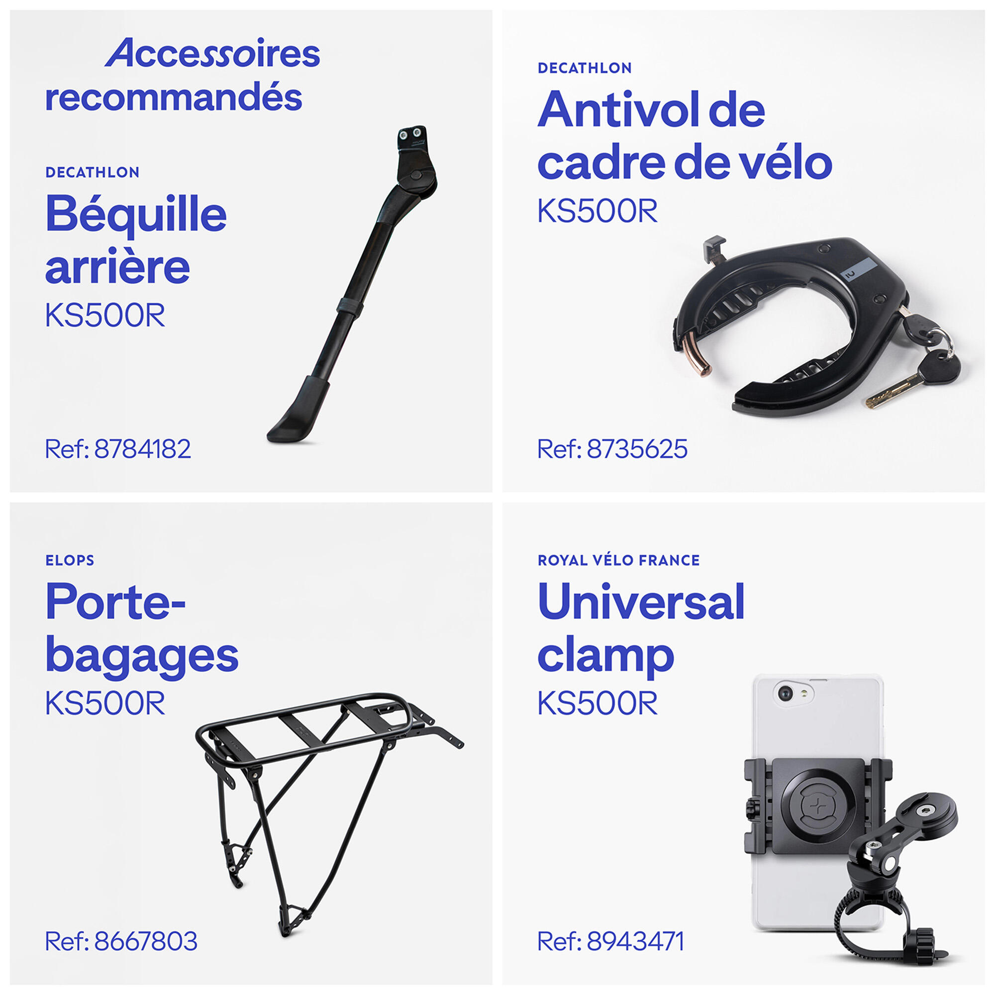 Vélo tout chemin électrique cadre bas, e-actv 100 gris perle 13/29