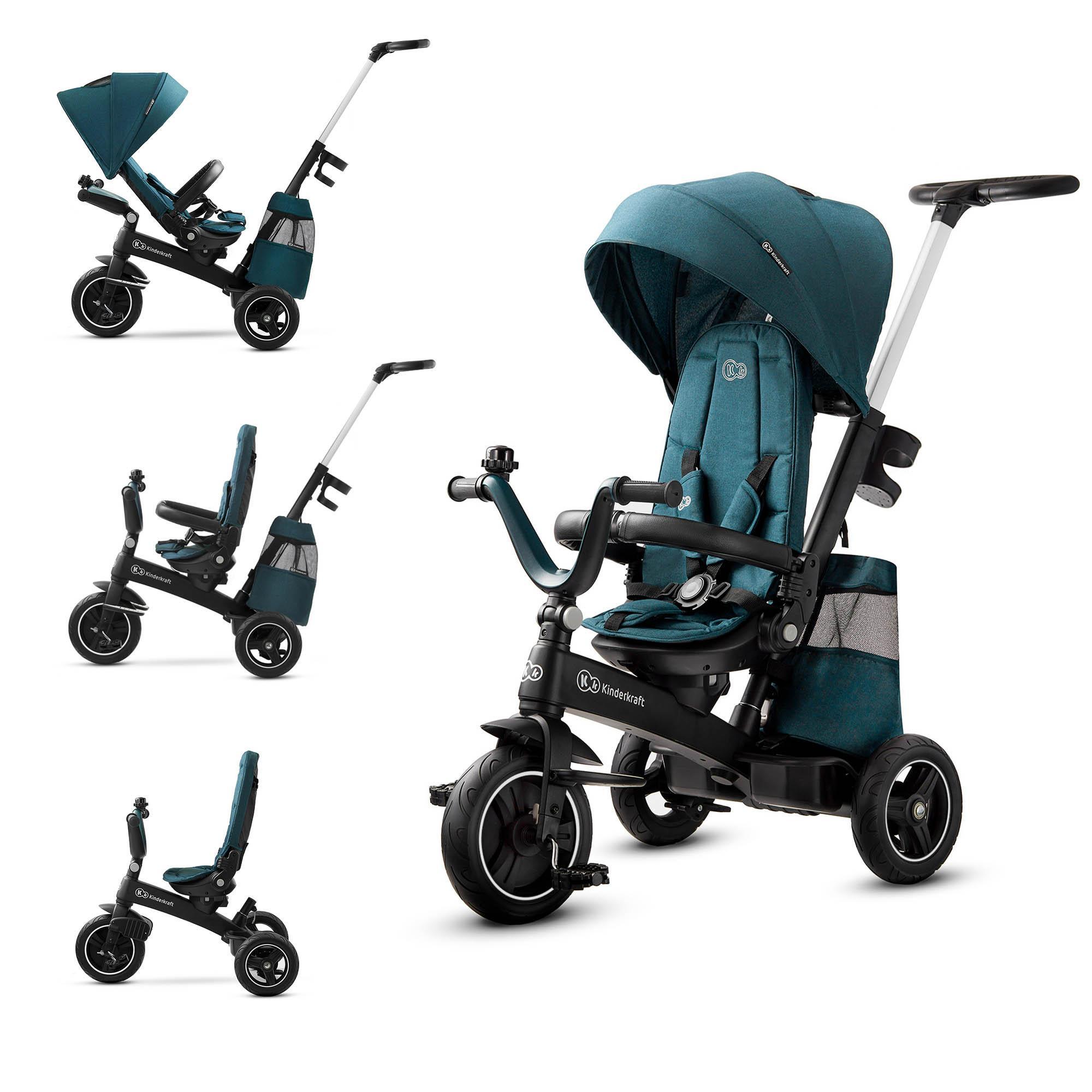 Triciclo Kinderkraft EASYTWIST green - CD 2/10