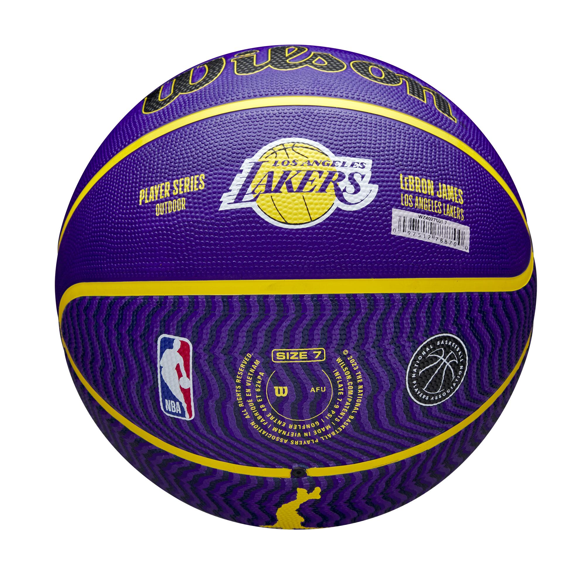 Pallone basket Wilson NBA ICON LEBRON JAMES taglia 7 3/5