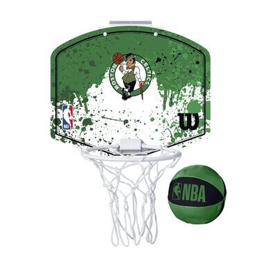 Mini-canestro da basket con i colori dei Boston Celtics