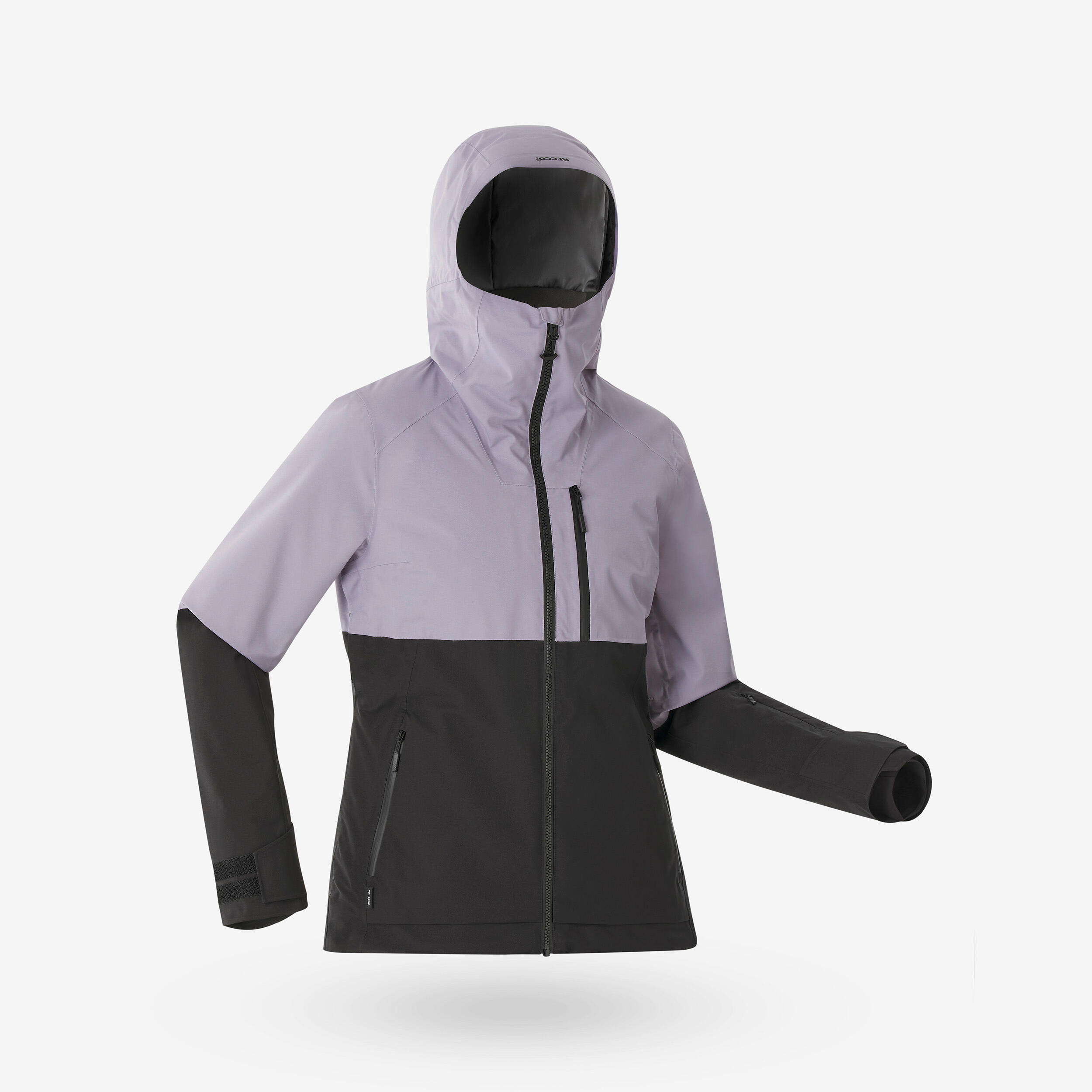 Manteau de ski et planche à neige chaud et respirant femme, 500 AM 15/30