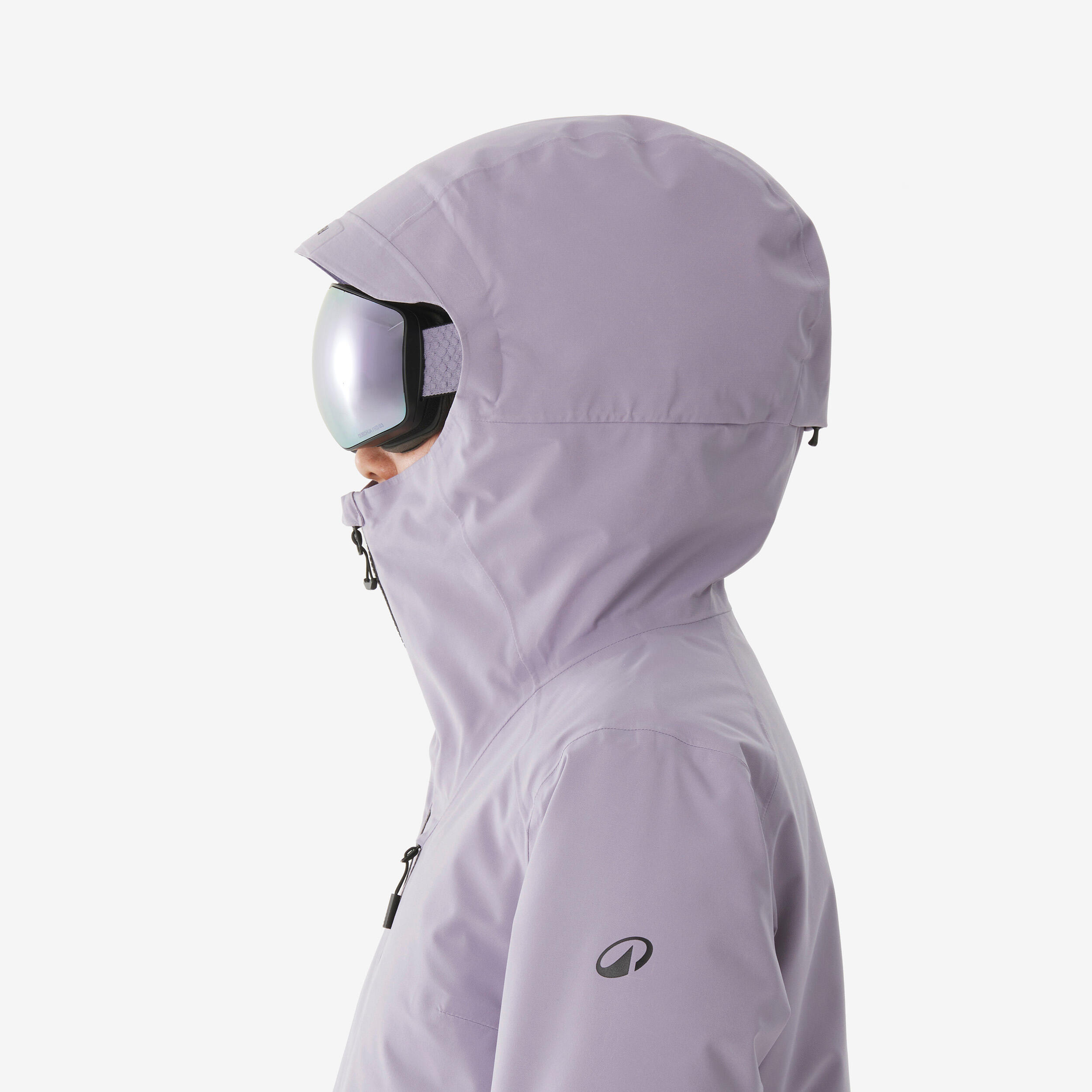 Manteau de ski et planche à neige chaud et respirant femme, 500 AM 7/30