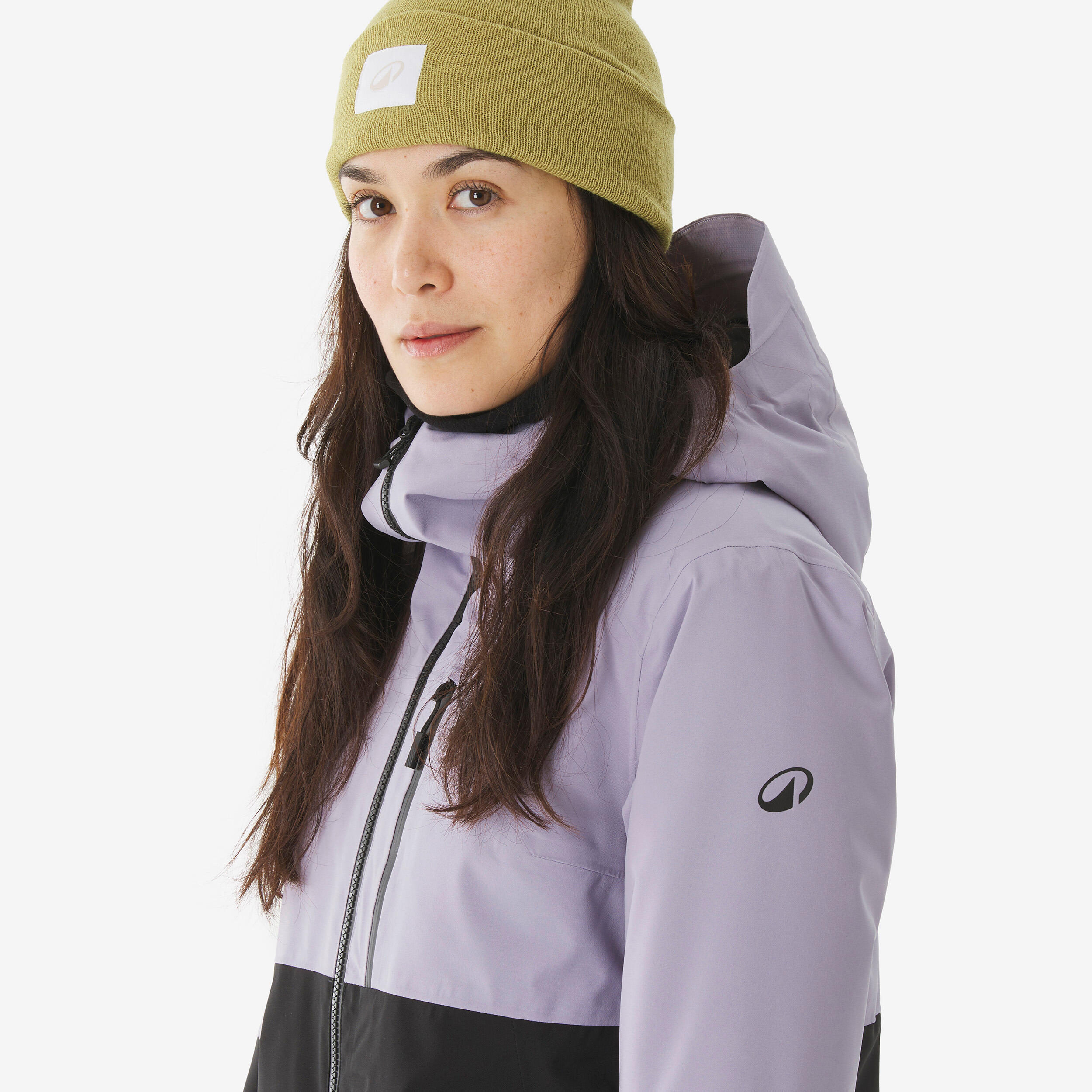 Manteau de ski et planche à neige chaud et respirant femme, 500 AM 4/30