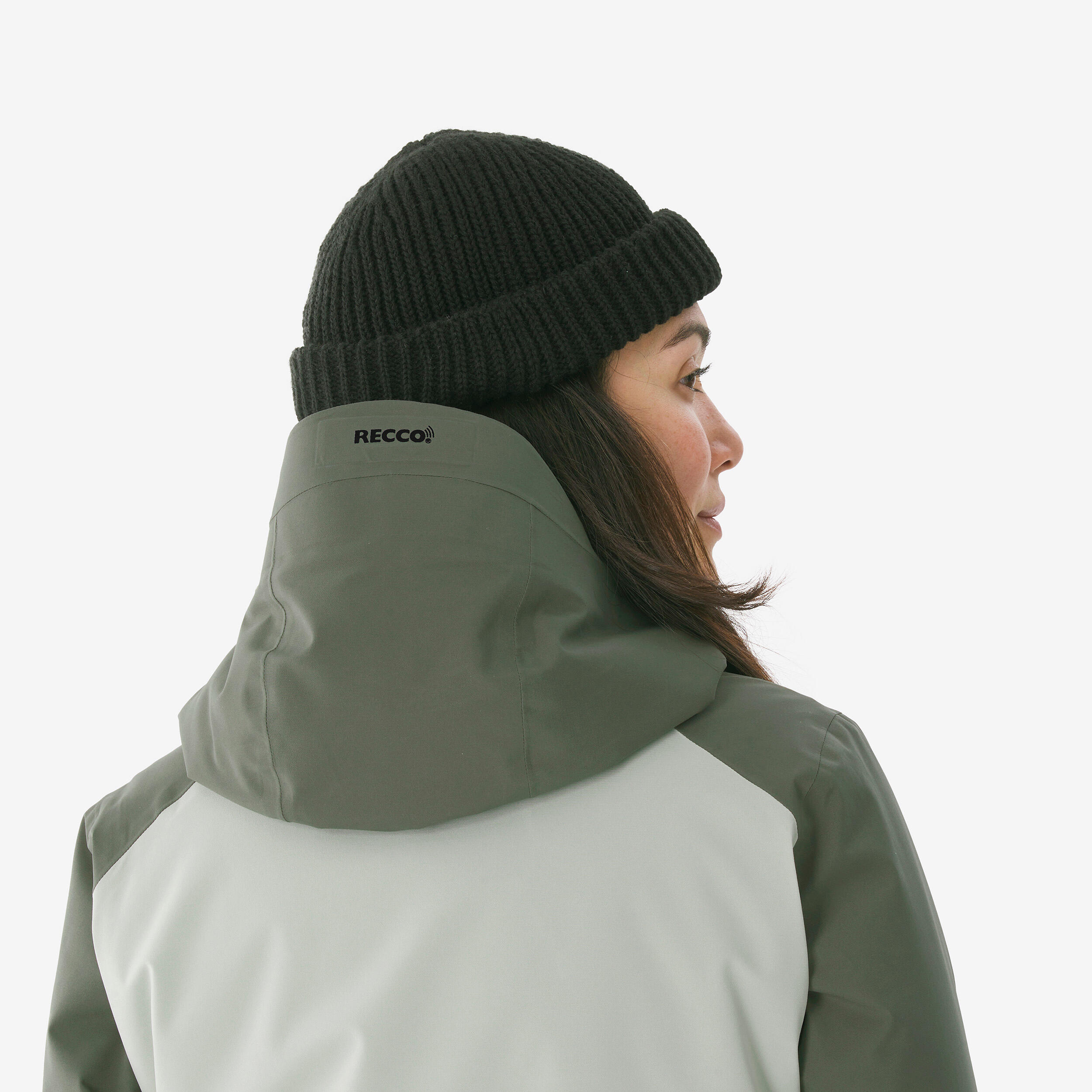 Manteau de ski et planche à neige chaud et respirant femme, 500 AM 11/17