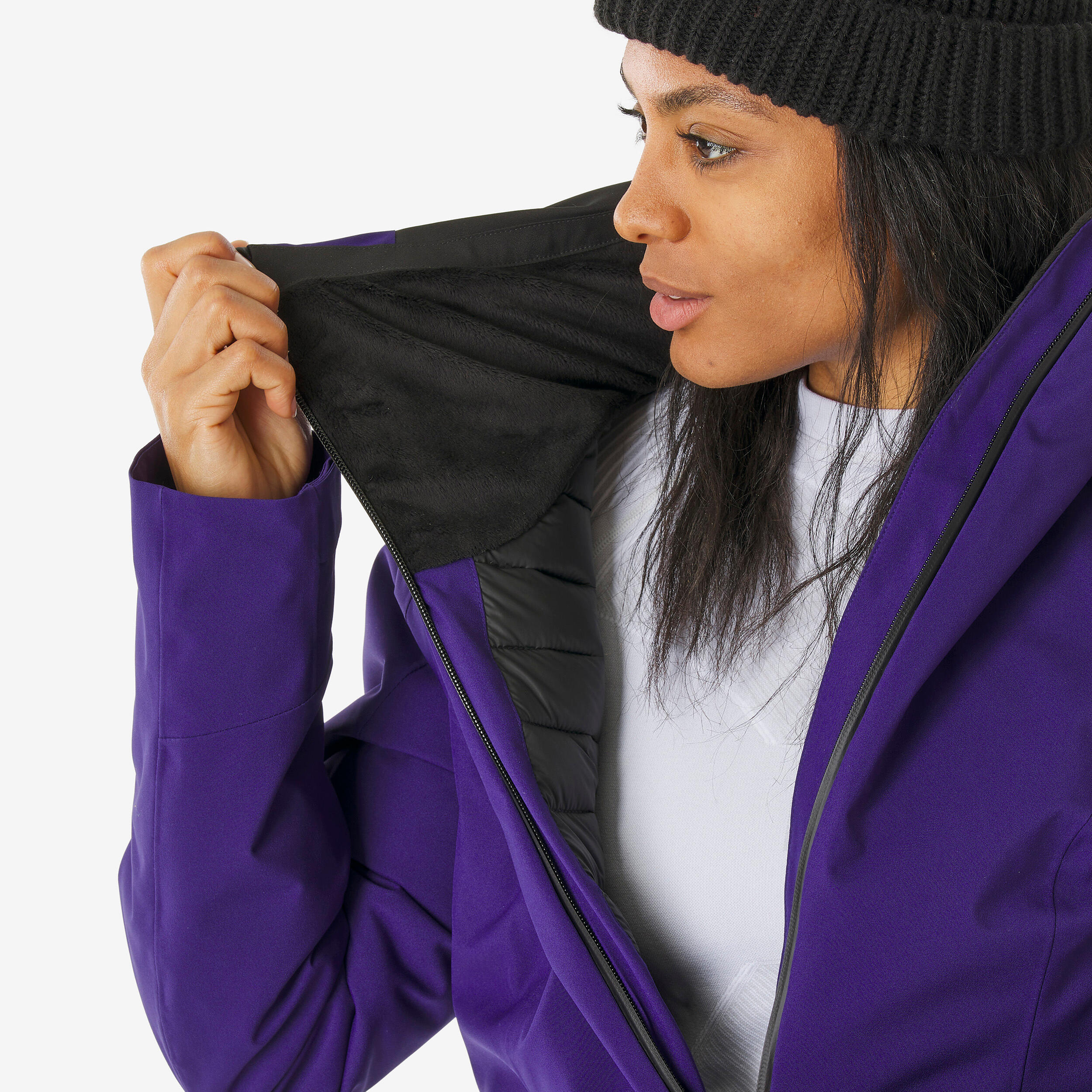 Manteau de ski et planche à neige tout-terrain imperméable femme, 500 6/11