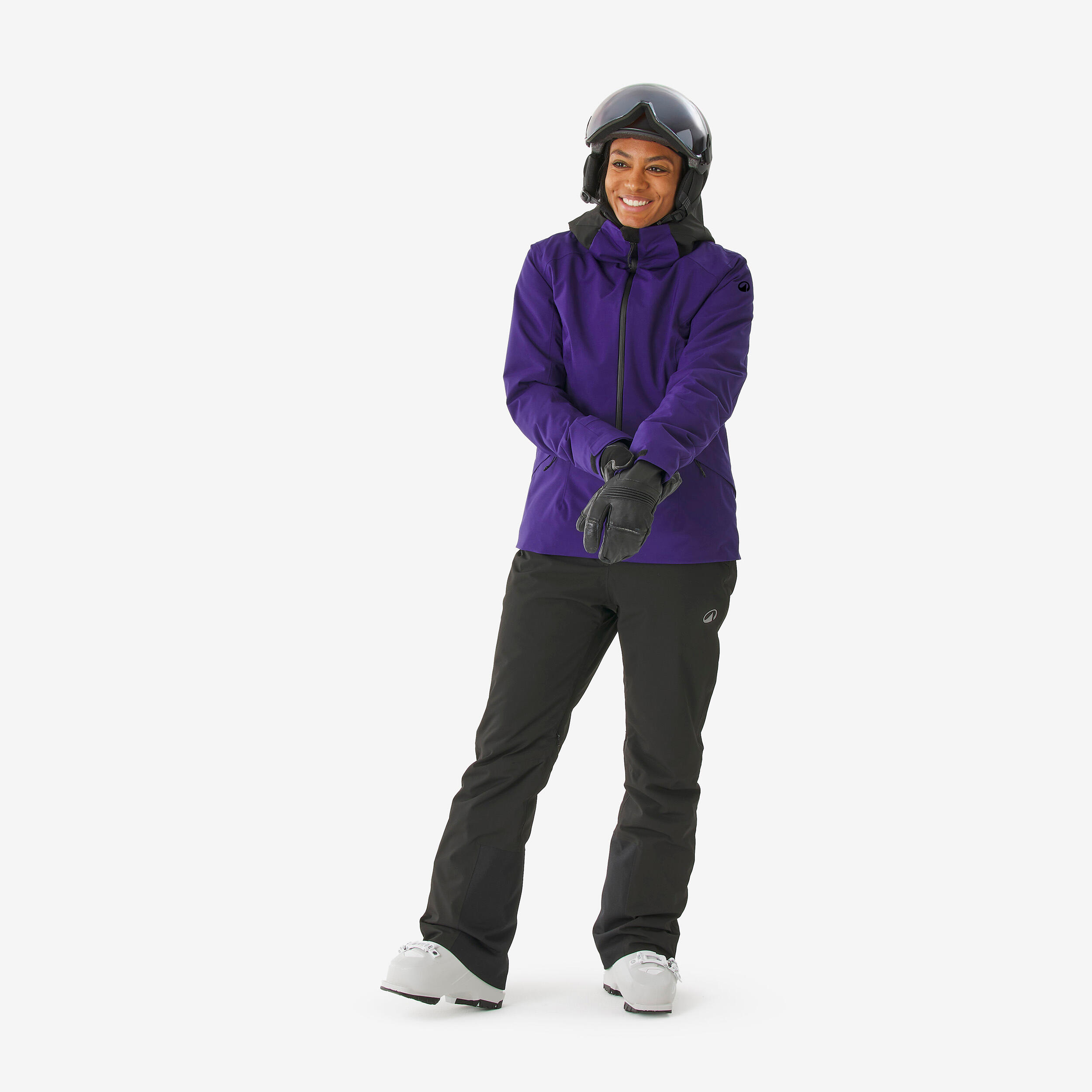 Manteau de ski et planche à neige tout-terrain imperméable femme, 500 2/11