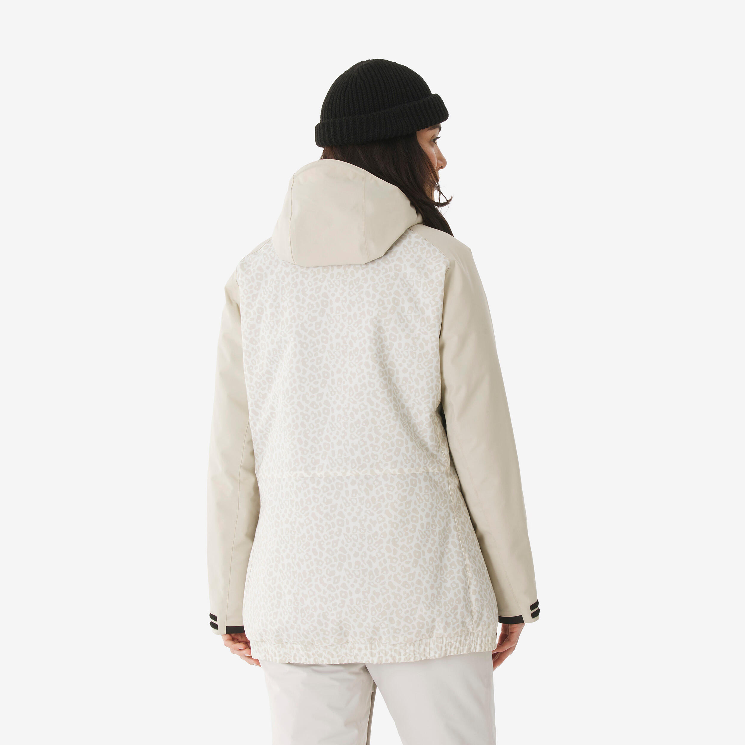Giacca sci donna 500 LONG beige 3/15