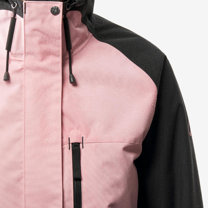 Kadın Kayak/Snowboard Montu - Pembe - 500 Long