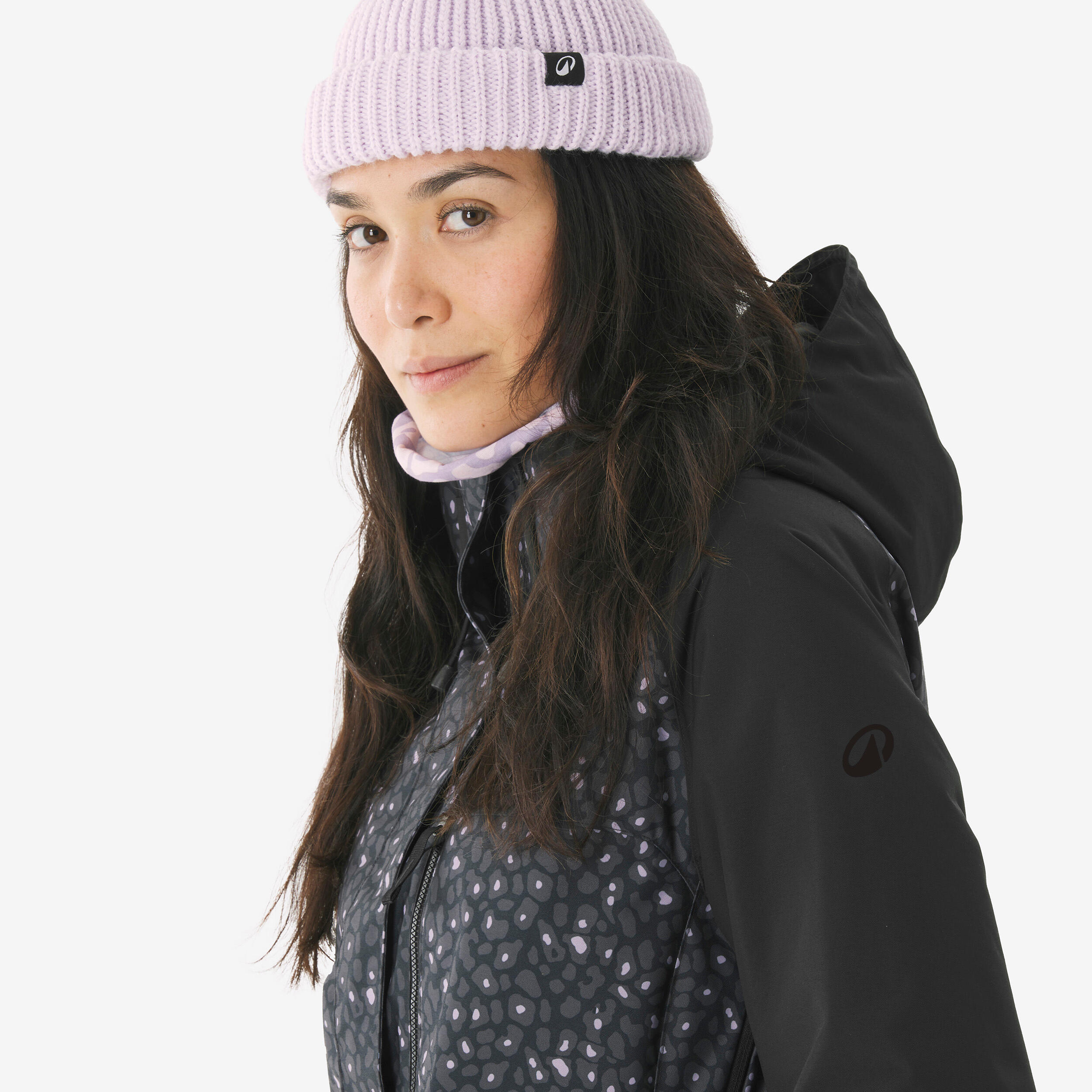 Kurtka narciarska i snowboardowa damska Quechua 500 long 4/10