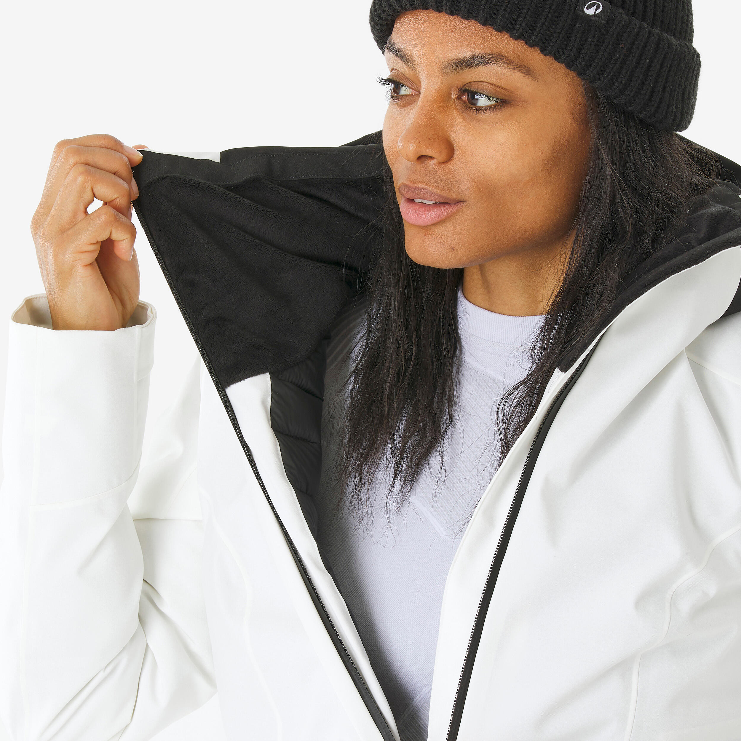 Women's Warm and Waterproof Ski and Snowboard Jacket, 500 6/11