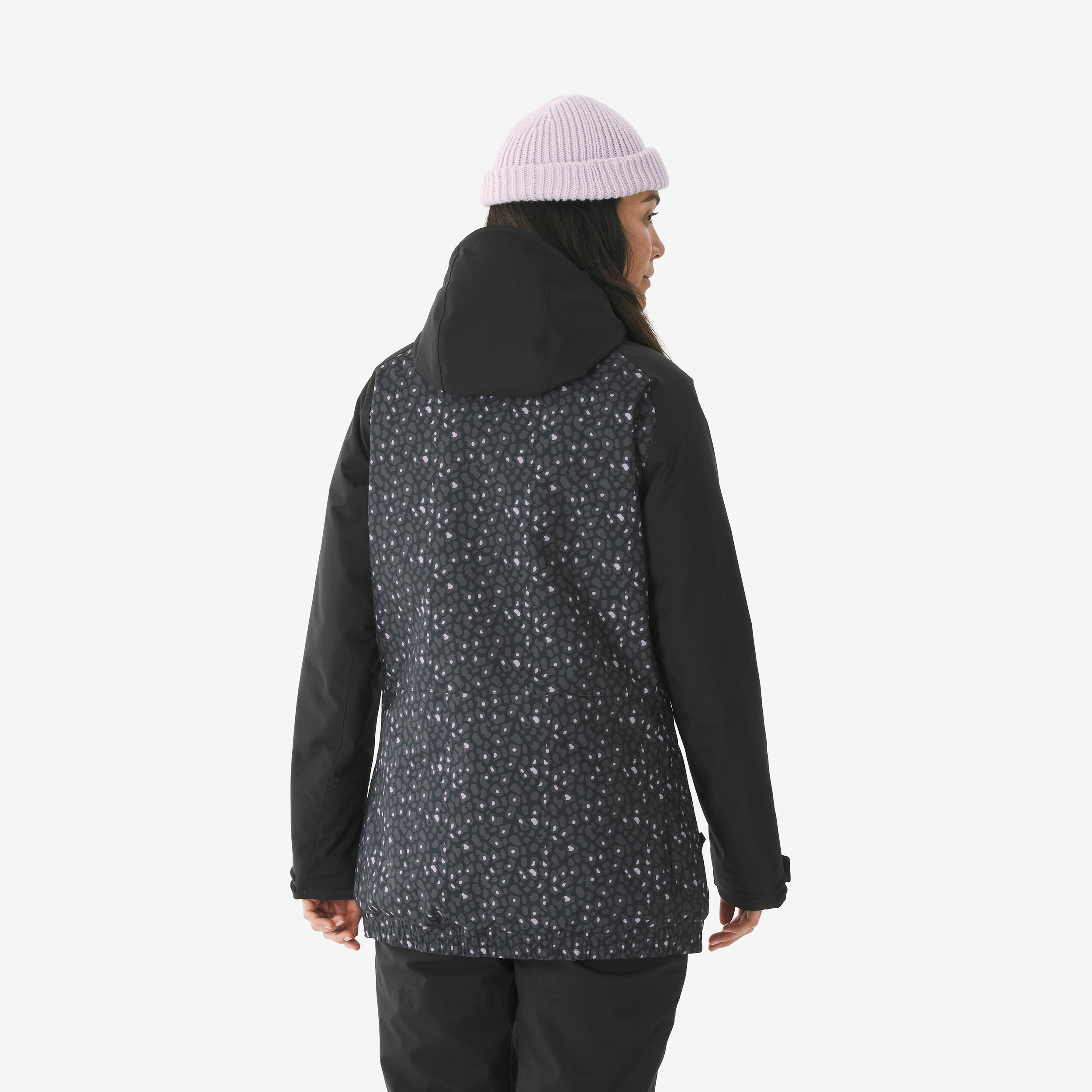 Kurtka narciarska i snowboardowa damska Quechua 500 long 3/10