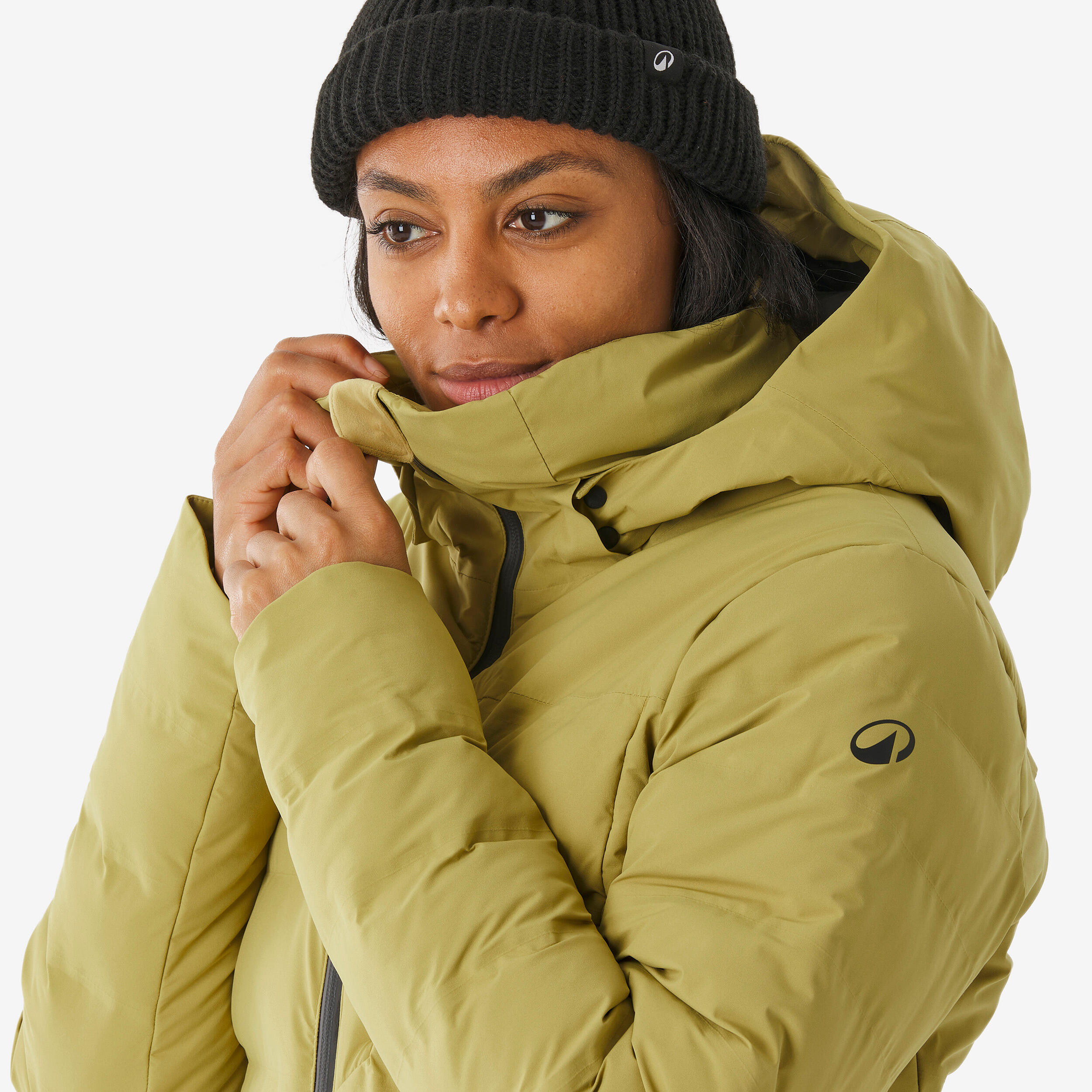 Manteau de ski et planche à neige chaud et ventilé femme, 500 4/18
