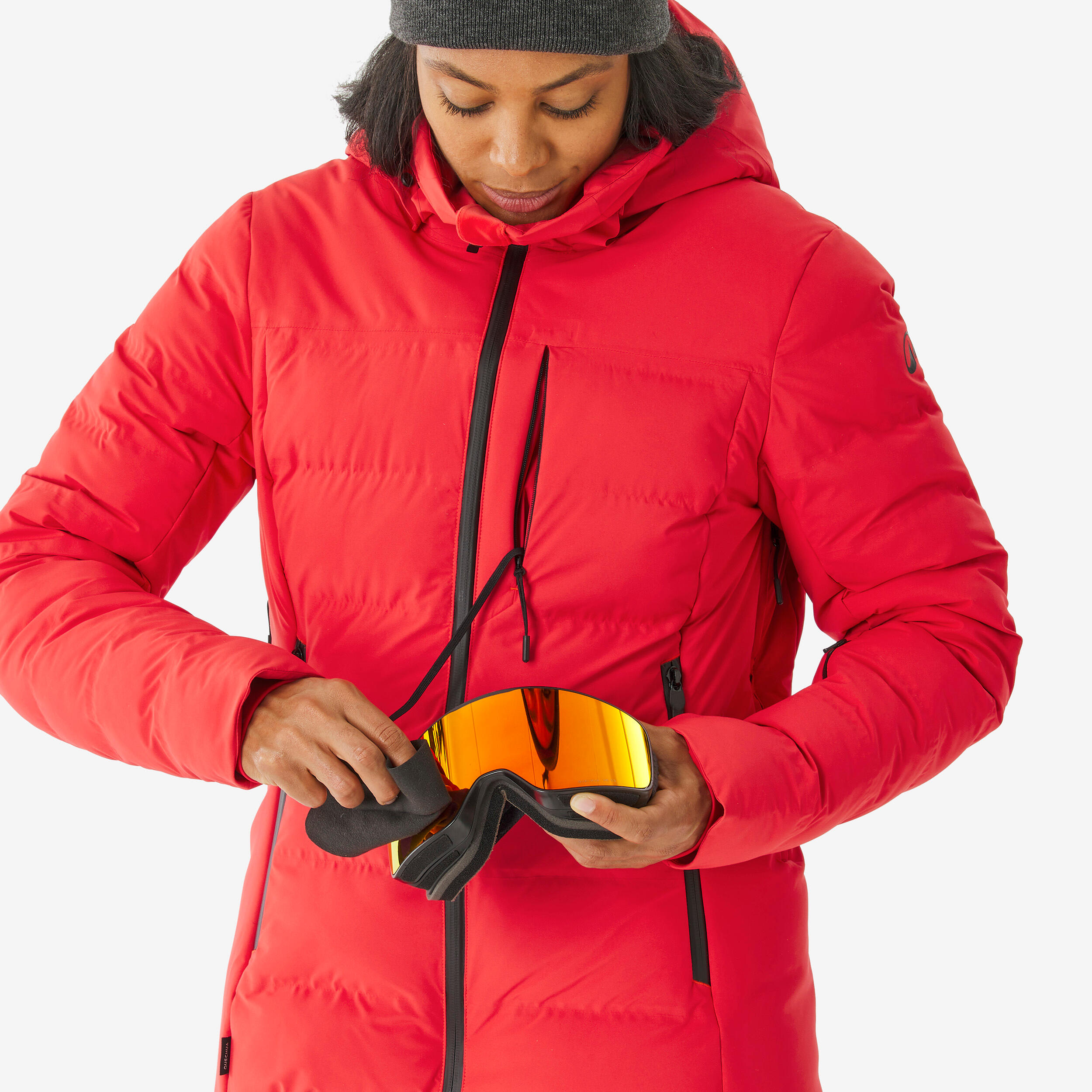 Kurtka narciarska damska Quechua 500 Warm 12/17