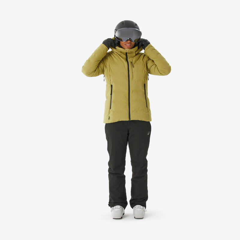 Dámská hřejivá lyžařská a snowboardová bunda 500 Warm