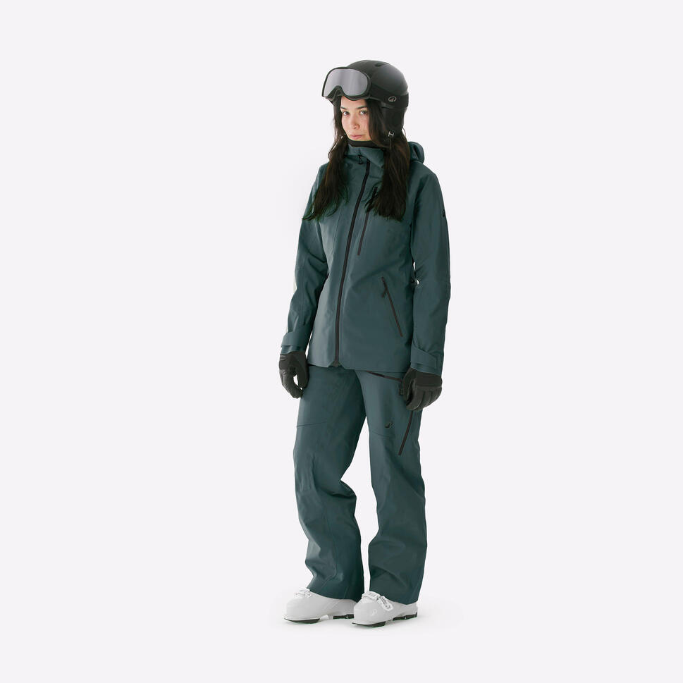 Kurtka narciarska i snowboardowa damska Quechua FR 500
