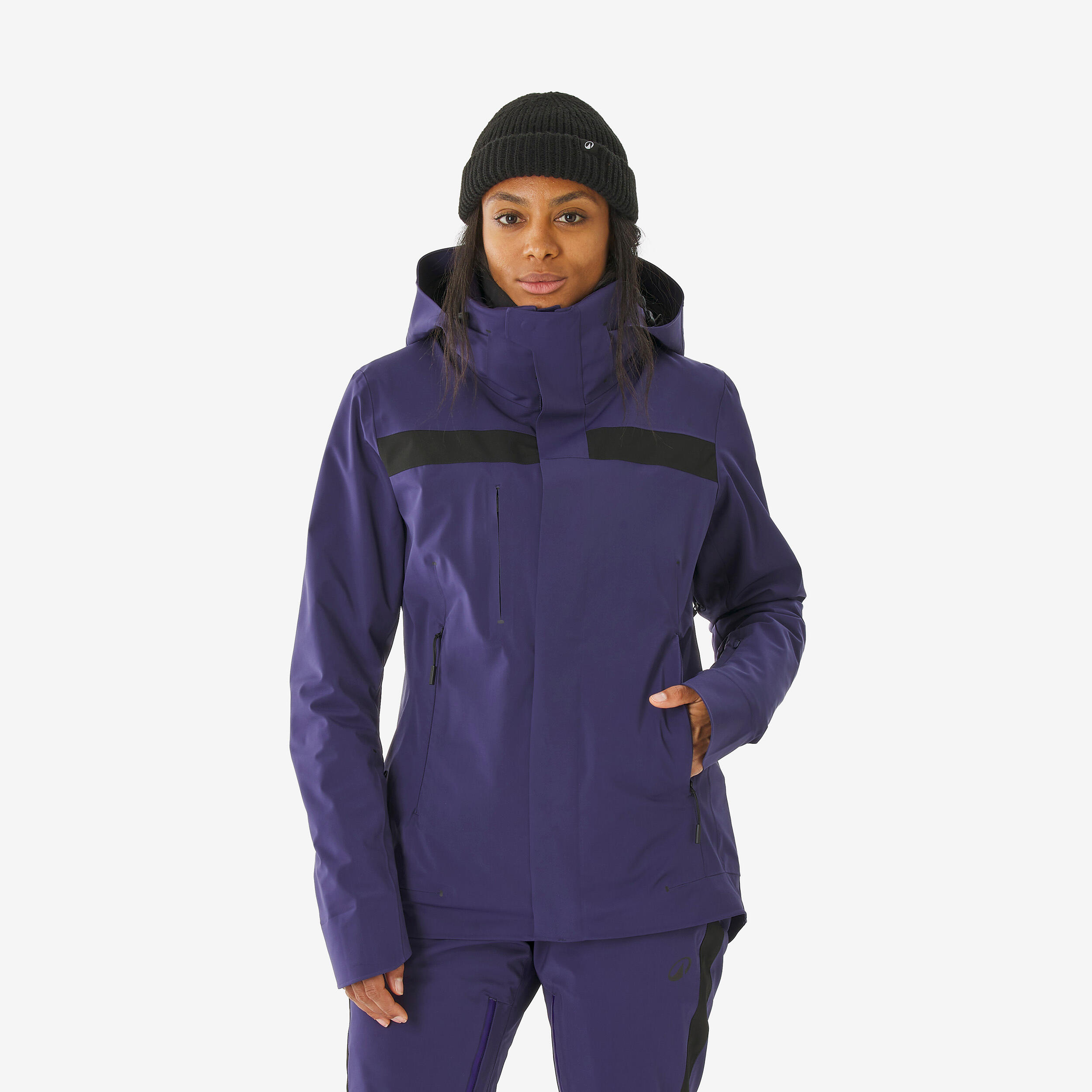 WEDZE Women's Highly Breathable, Waterproof Ski and Snowboard Jacket JKT 900 - Purple