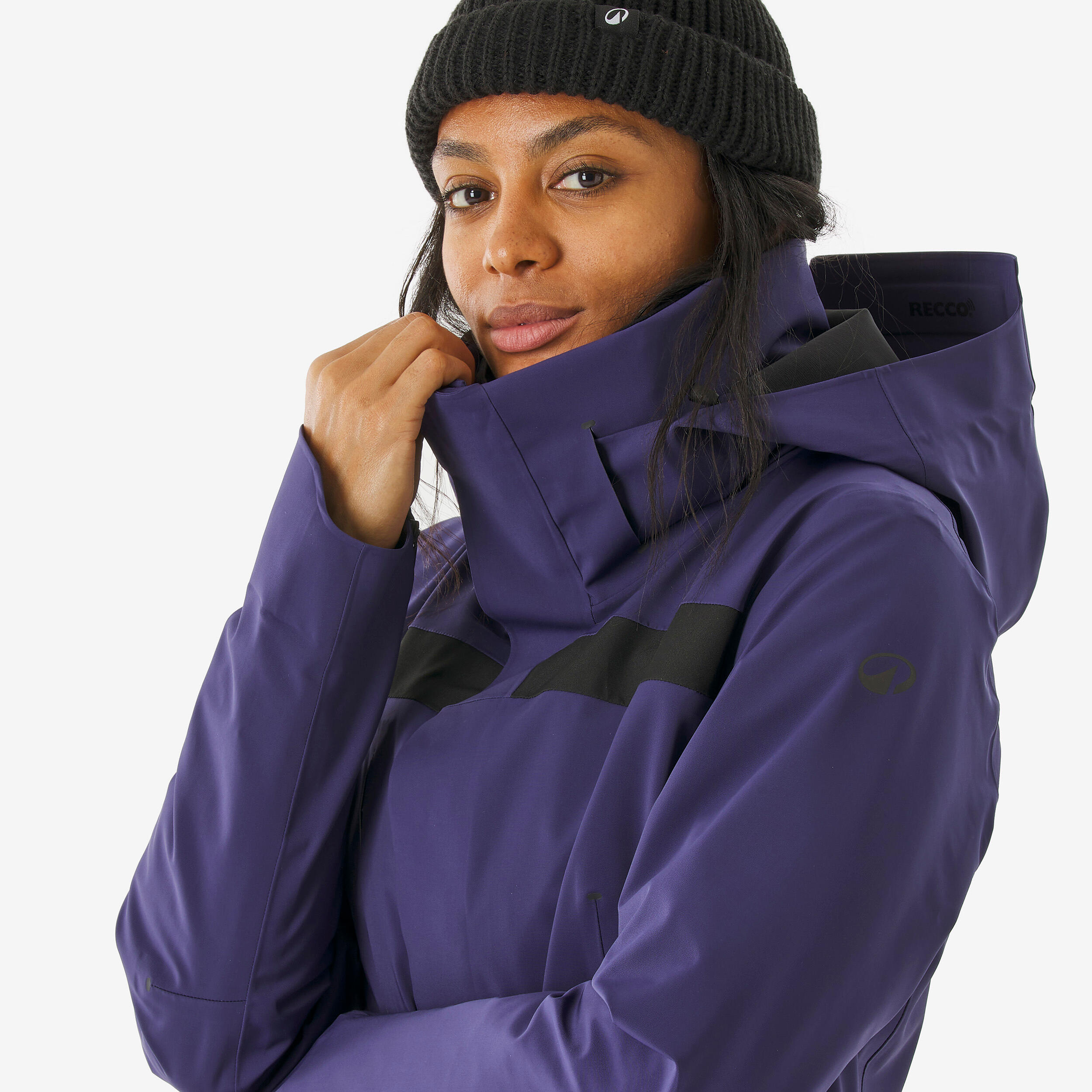 Dámská lyžařská a snowboardová bunda velmi prodyšná nepromokavá JKT 900 4/20