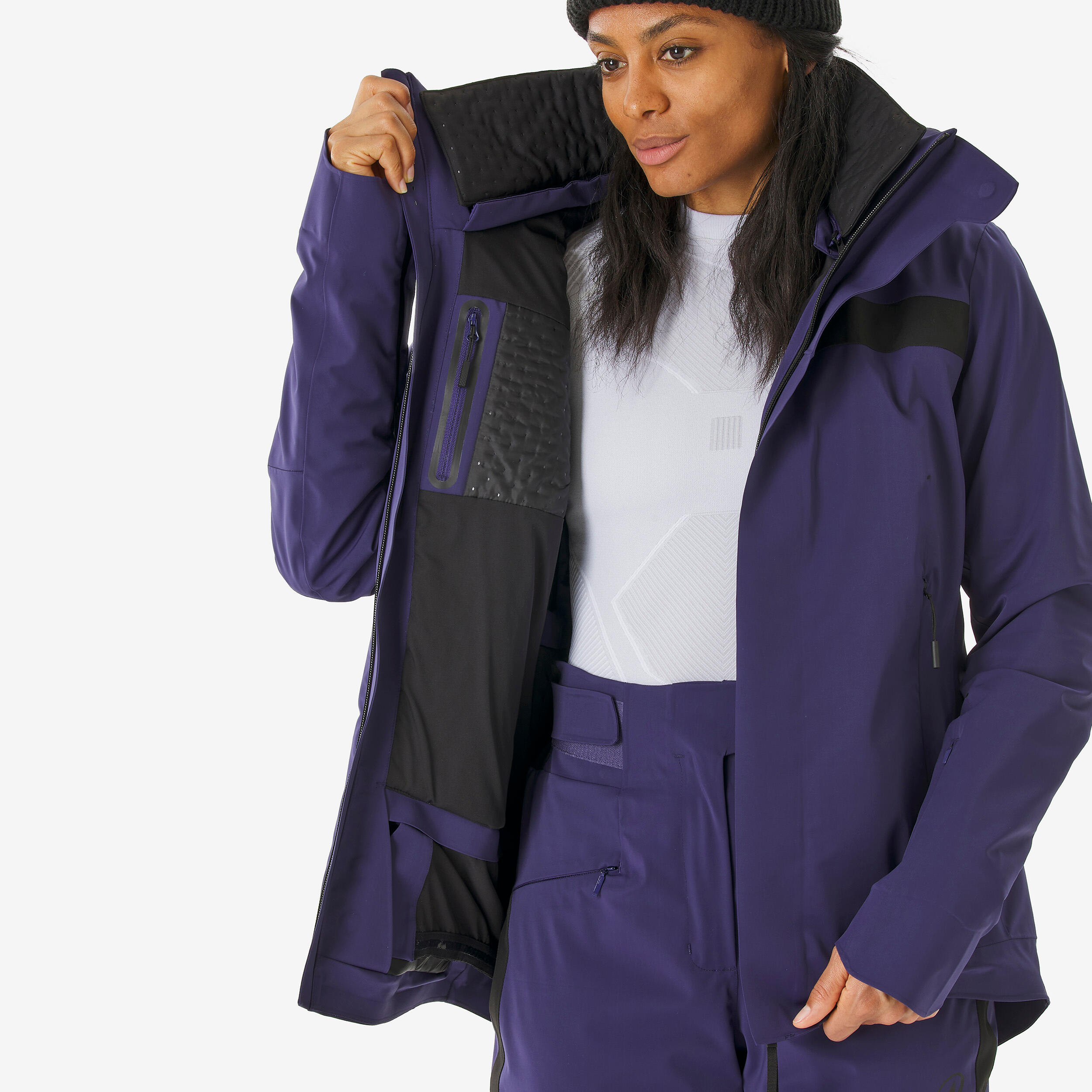 Dámská lyžařská a snowboardová bunda velmi prodyšná nepromokavá JKT 900 9/20