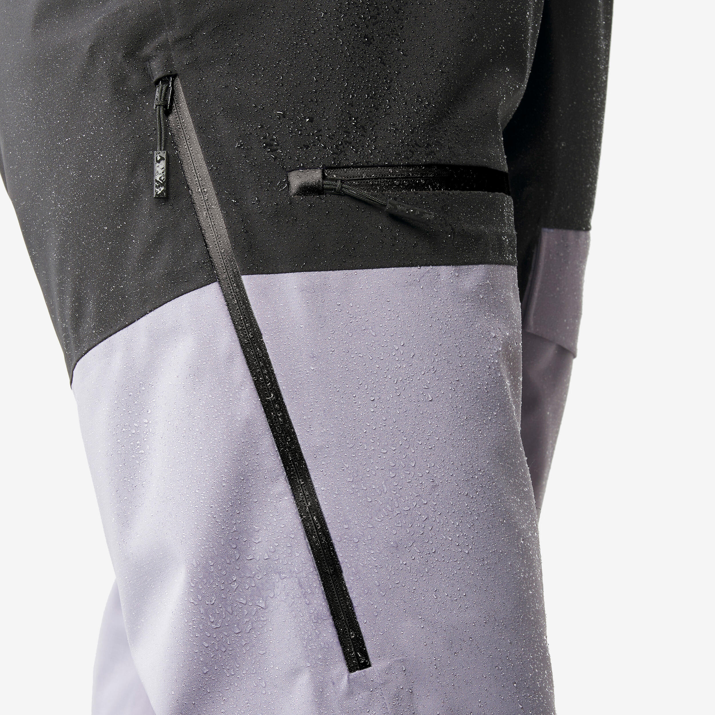 Pantalon de ski et snowboard imperméable femme, Pant 500 AM violet 9/25