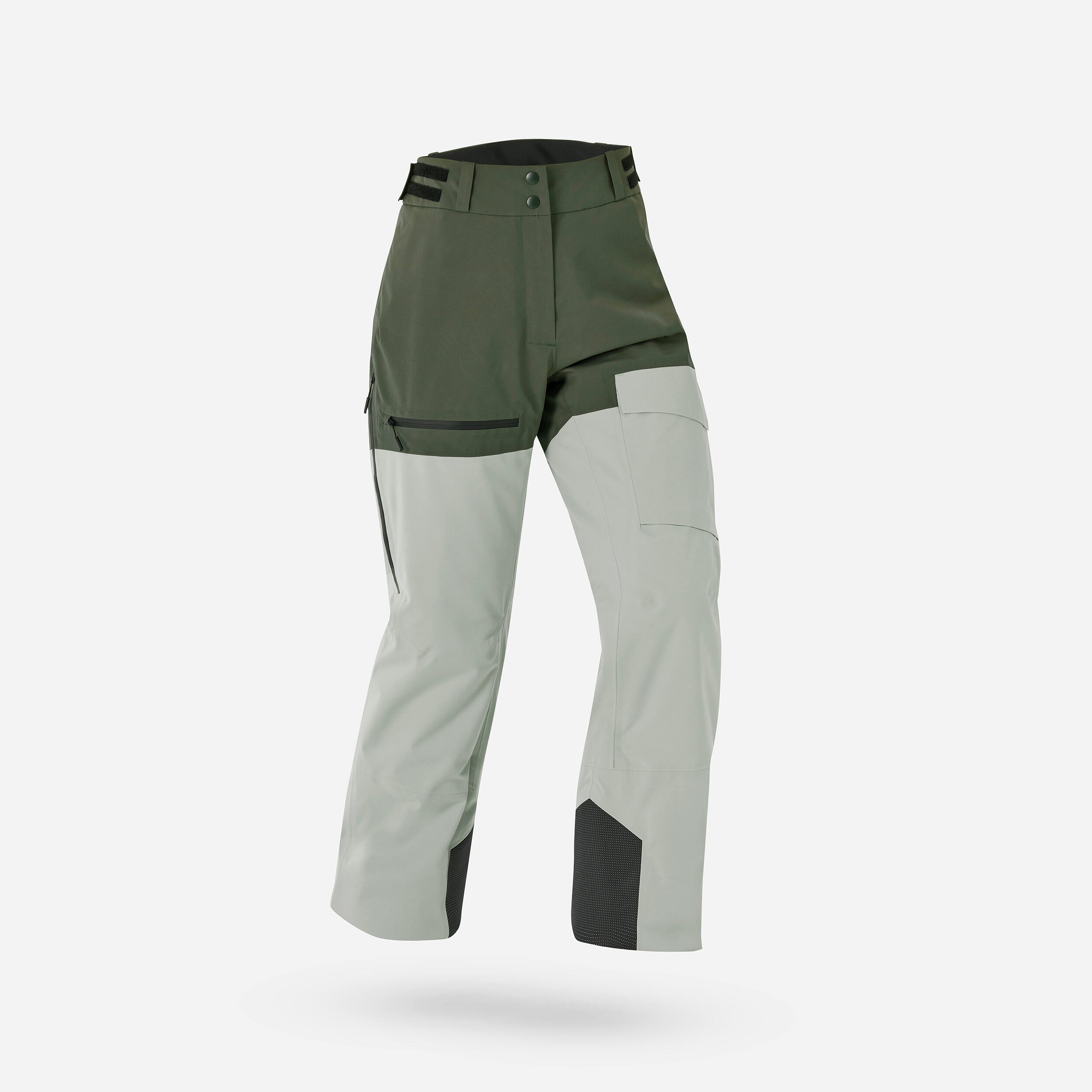 Women's Waterproof Breathable Ski and Snowboard Pants, 500 AM 16/20