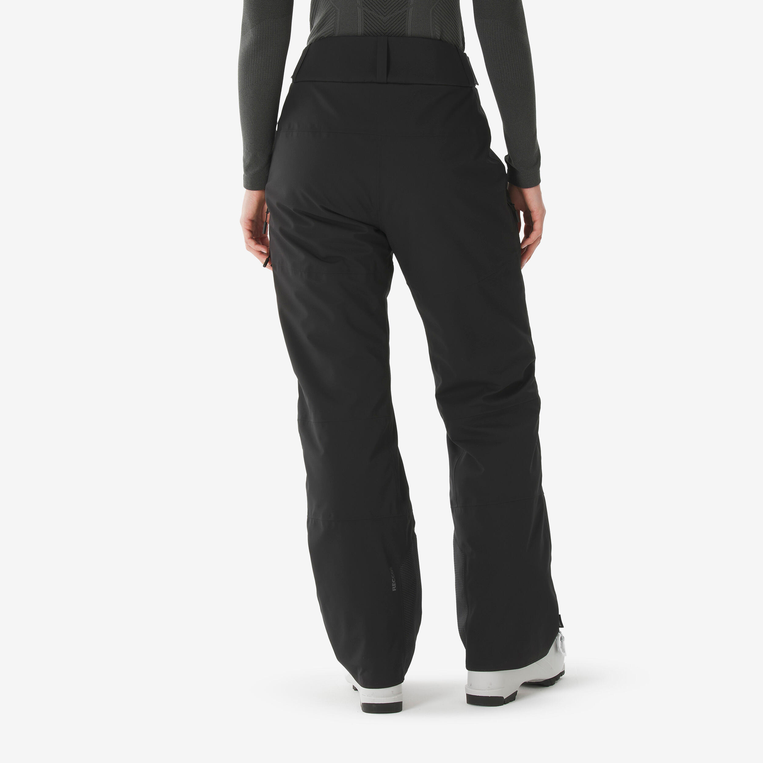 WEDZE Dámske lyžiarske/snowboardové nohavice 500 AM čierne XL-2XL · záber 5
