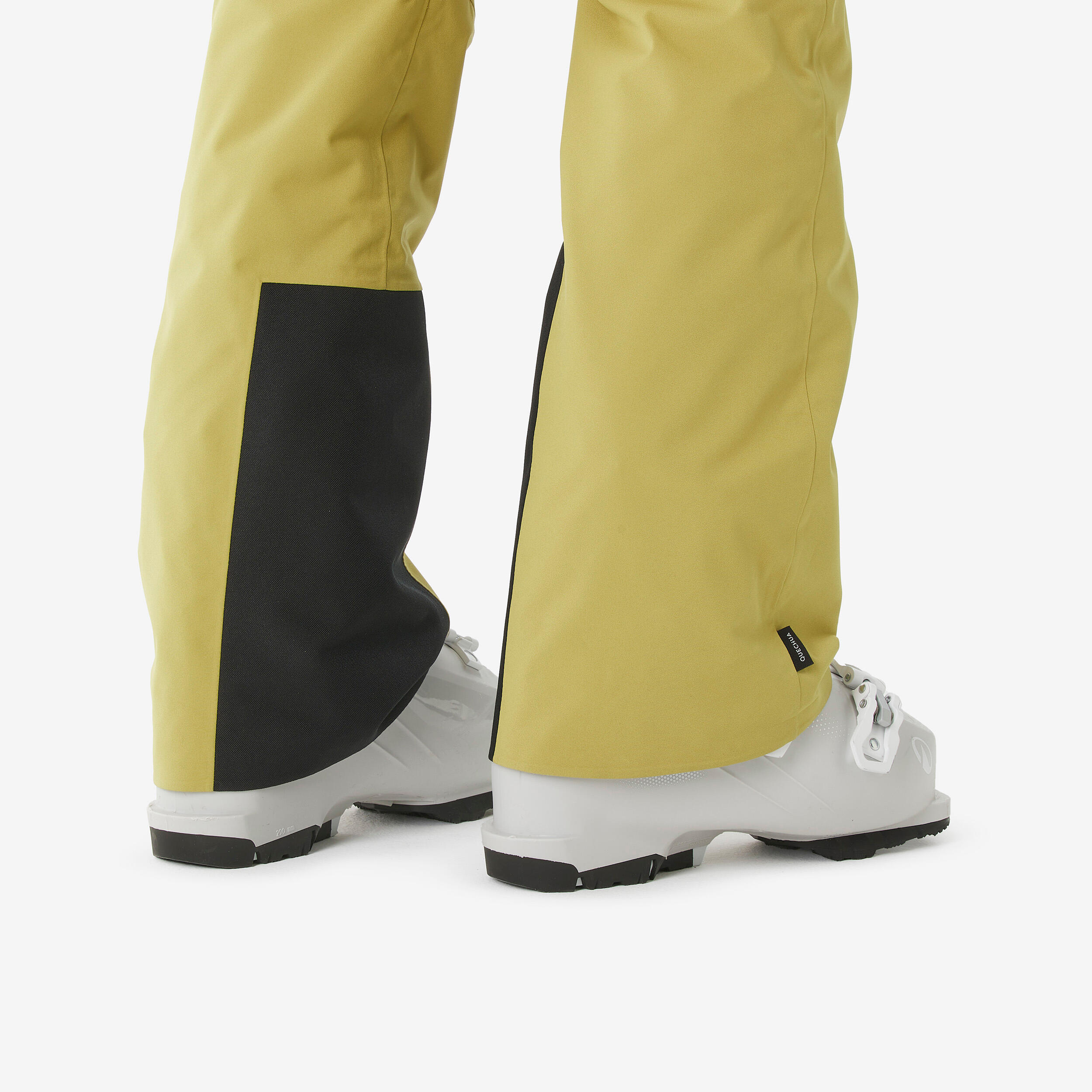 Warme en ademende skibroek snowboardbroek dames 500 groen 9/10