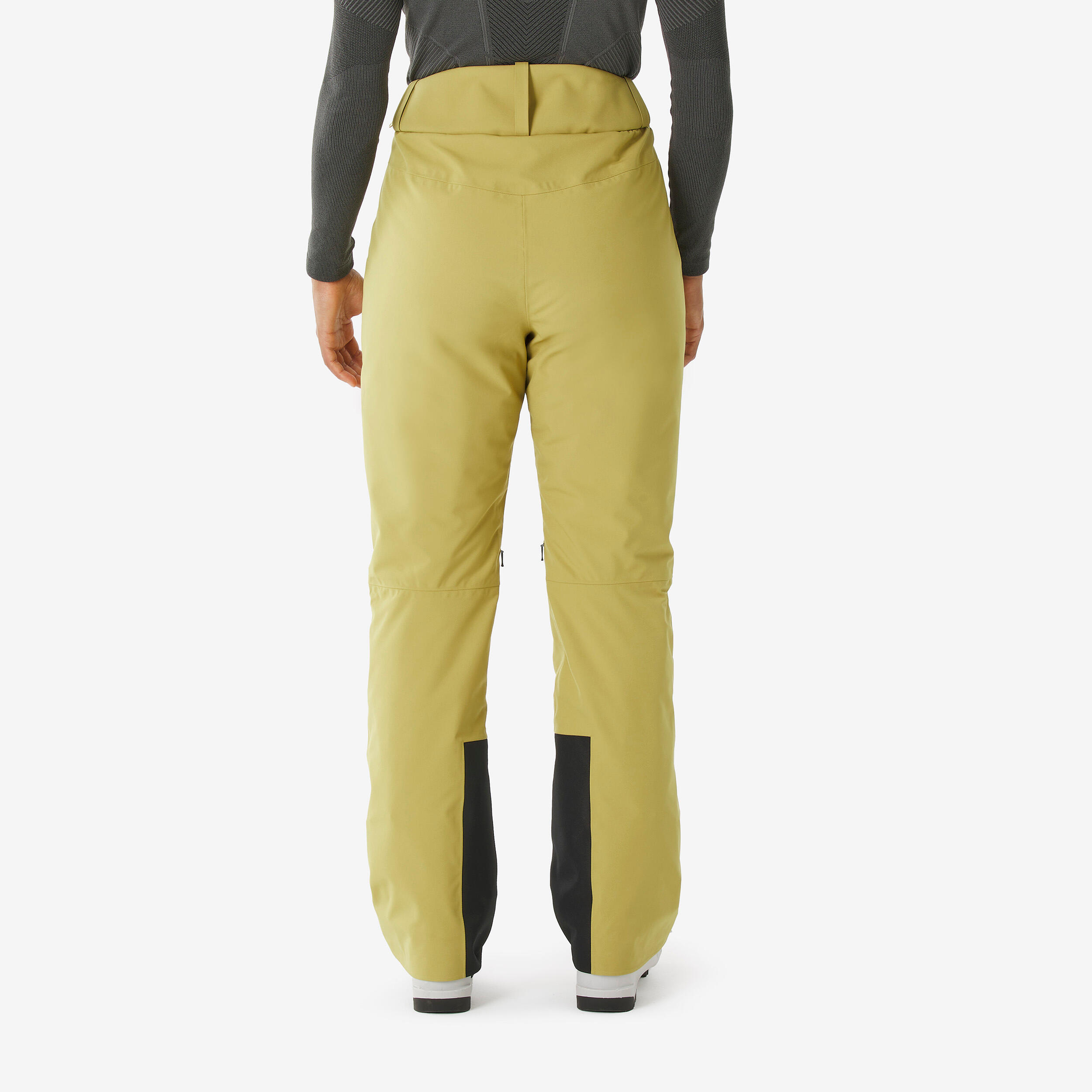 Warme en ademende skibroek snowboardbroek dames 500 groen 3/10
