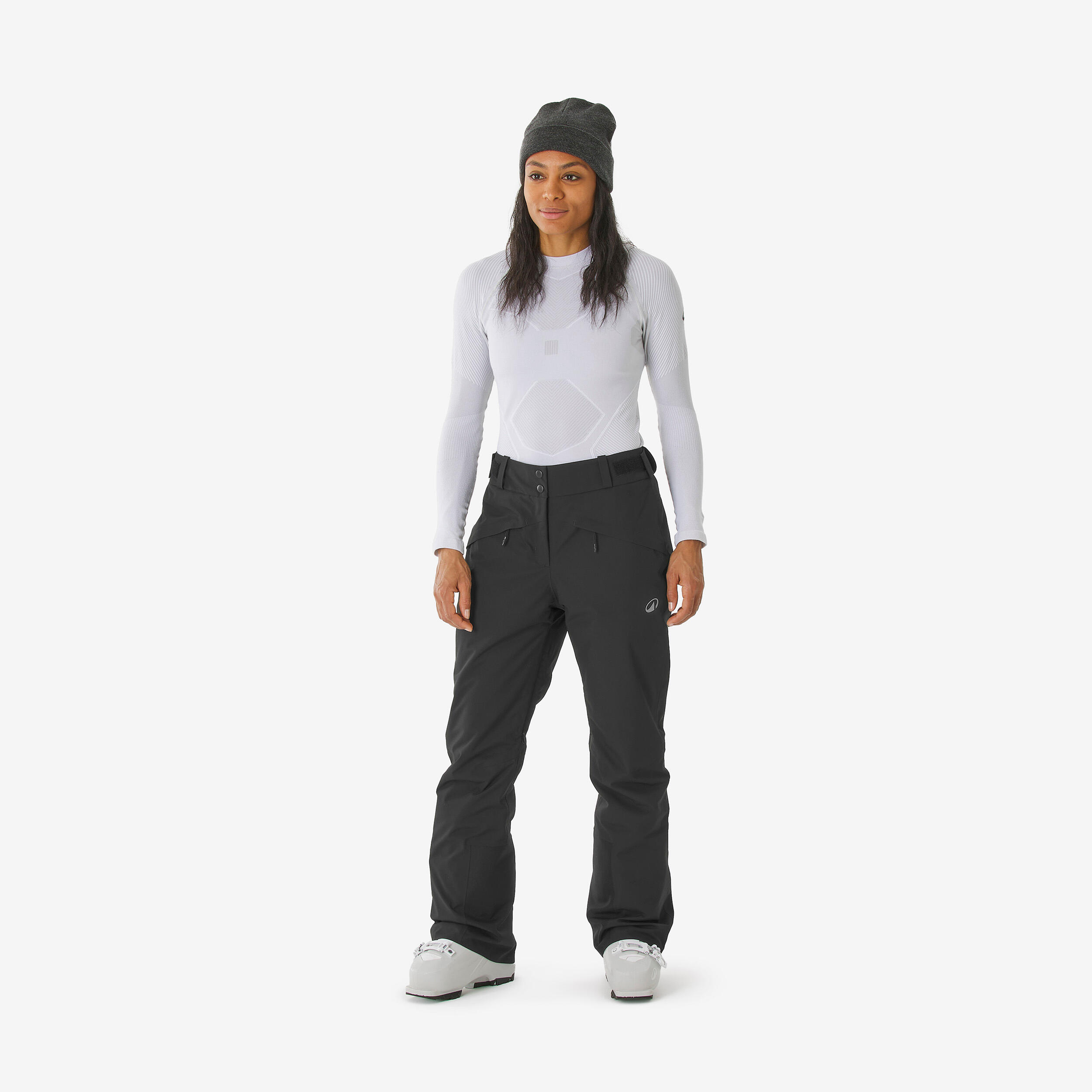 Pantalon de ski et planche à neige chaud et respirant femme, 500 2/9