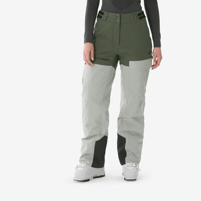 Pantaloni sci donna 500 AM neri