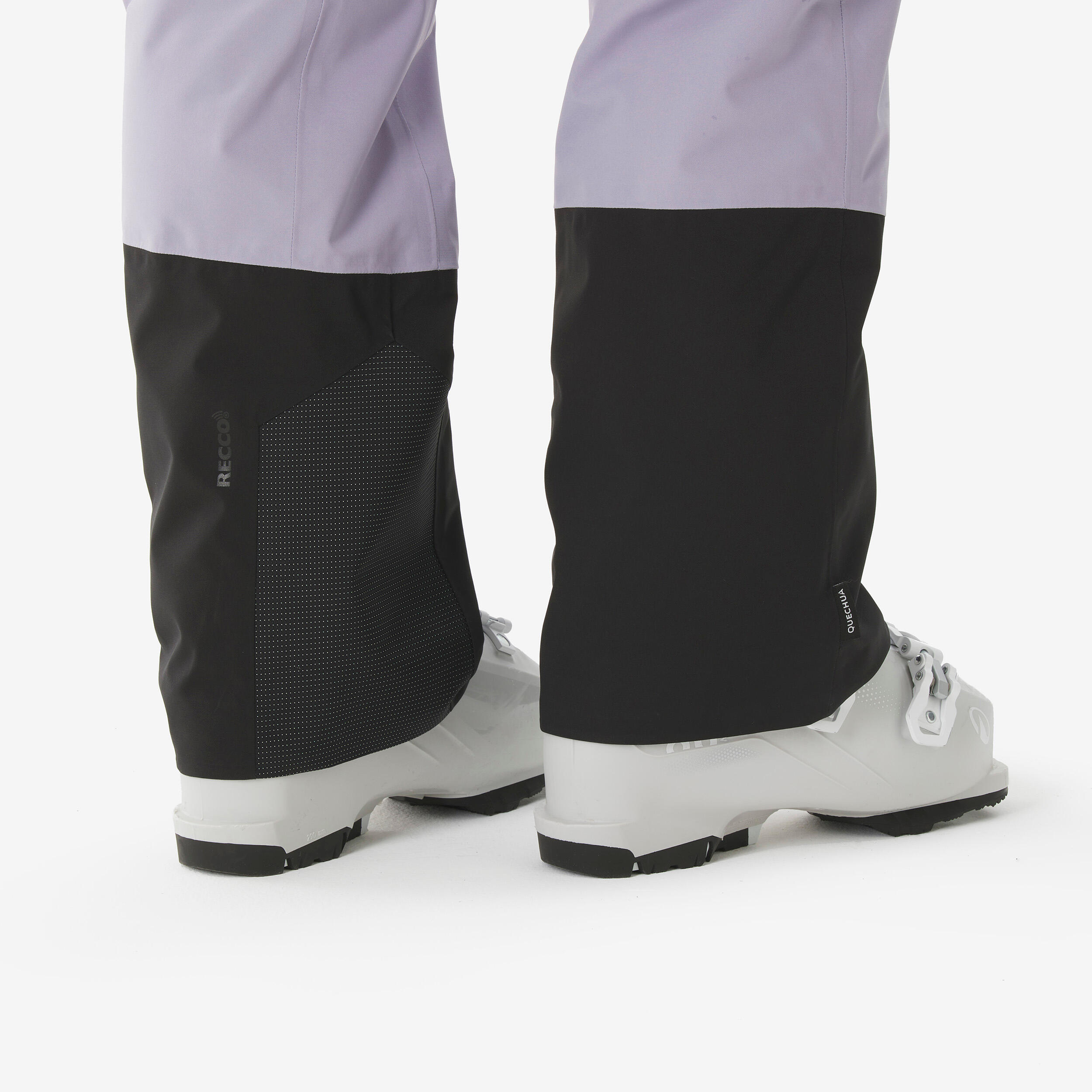 Pantalon de ski et snowboard imperméable femme, Pant 500 AM violet 14/25