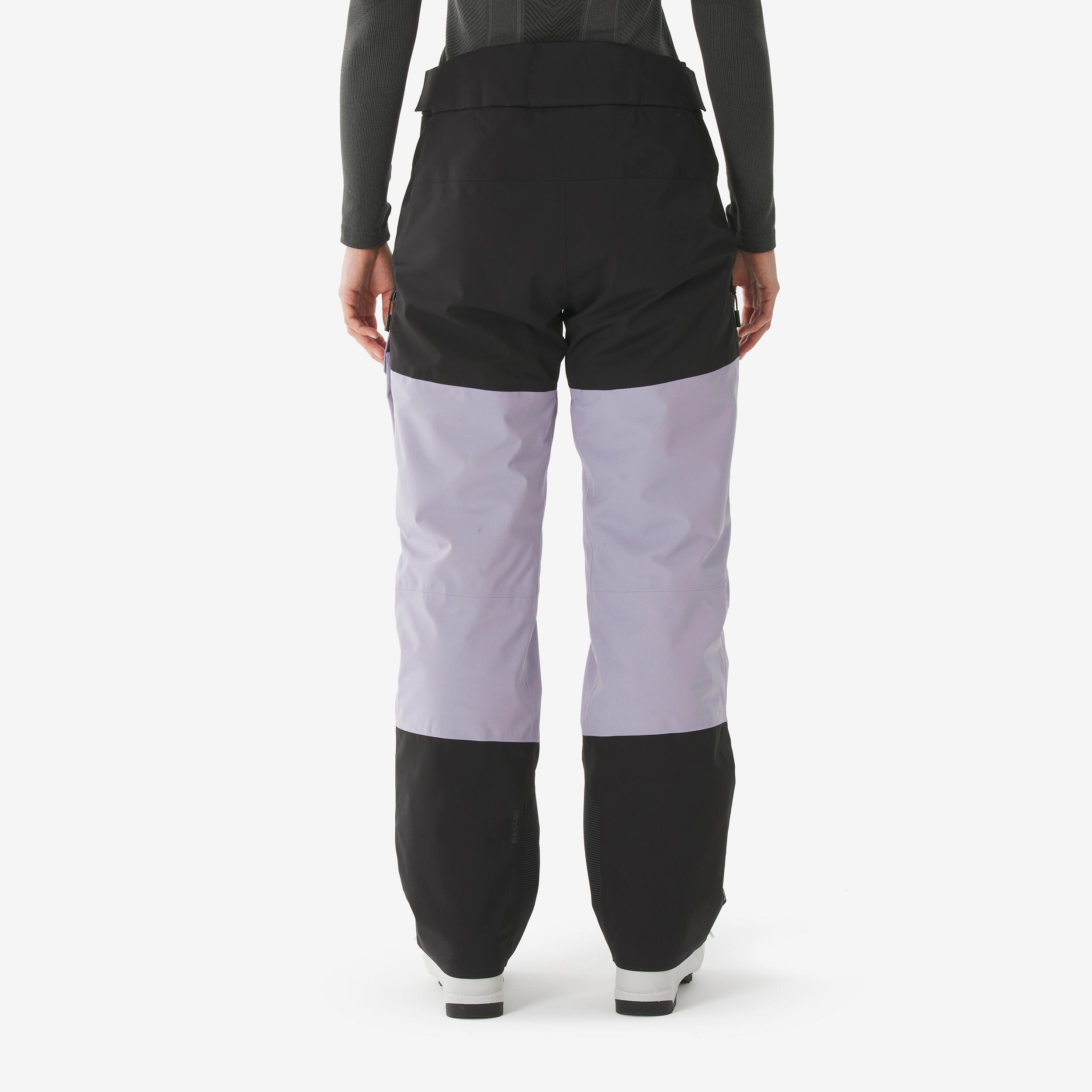 Pantalon de ski et snowboard imperméable femme, Pant 500 AM violet 5/25