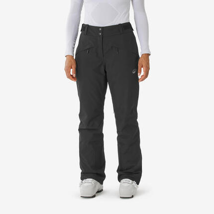 Pantalon de ski et snowboard chaud et respirant femme, Pant 500 Noir