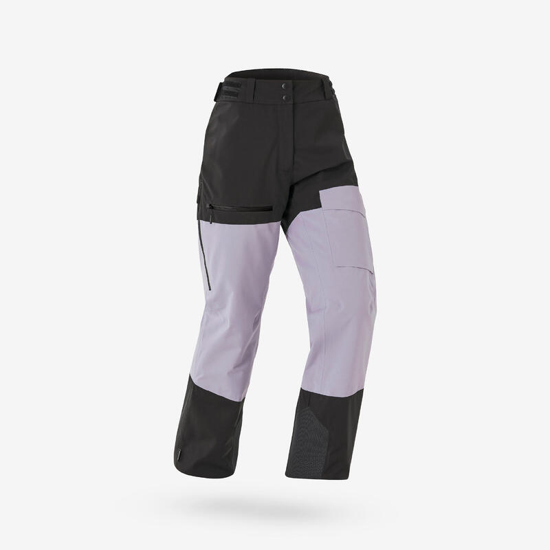 Pantalon de schi și snowboard 500 AM impermeabil și respirant Mov damă 