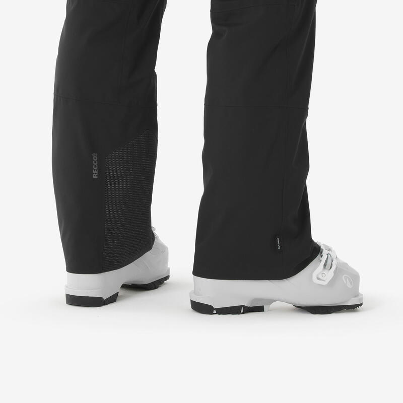 Pantalon schi și snowboard 500 AM impermeabil și respirant Negru damă
