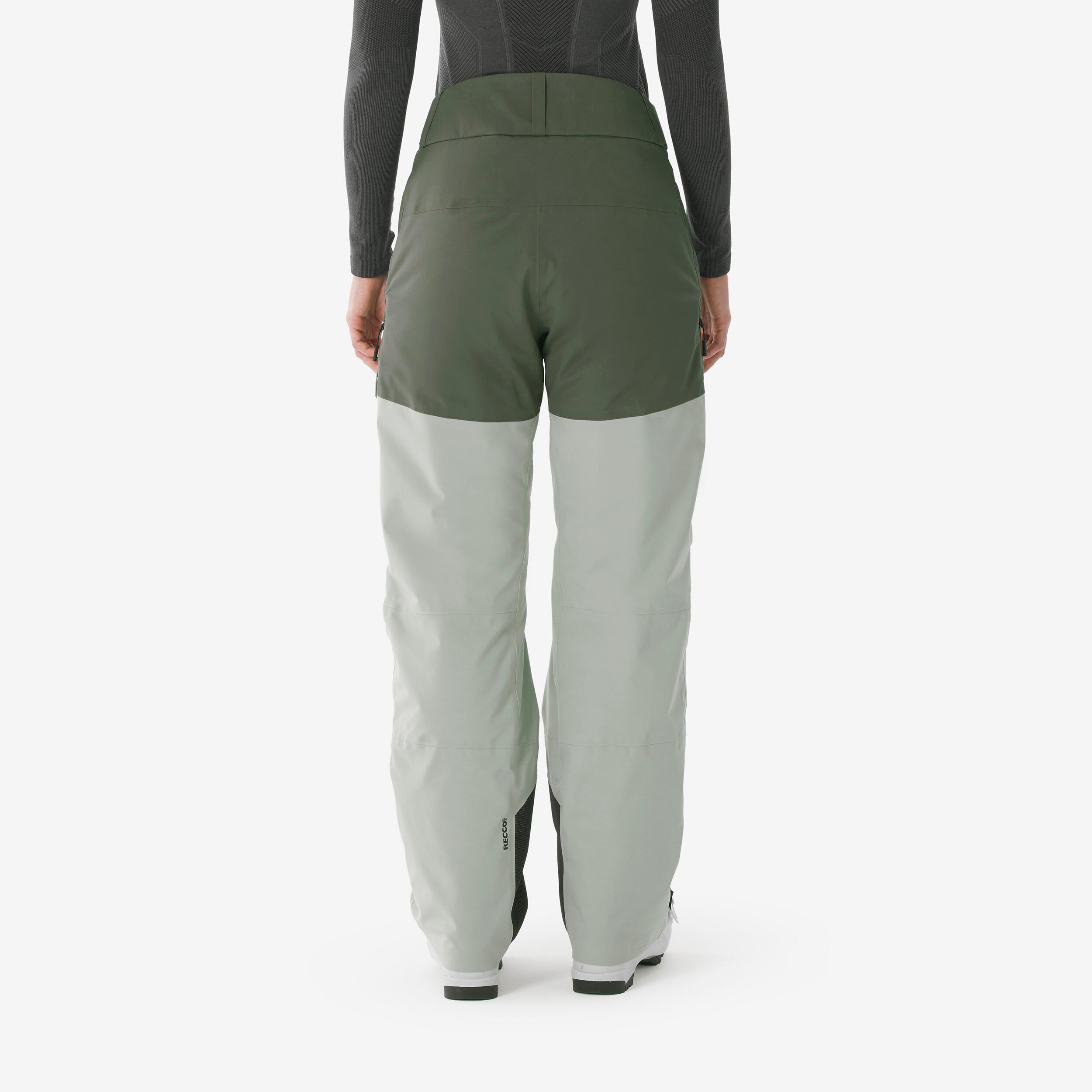 Pantalon de ski et planche à neige imperméable et respirant femme, 500 AM 4/16