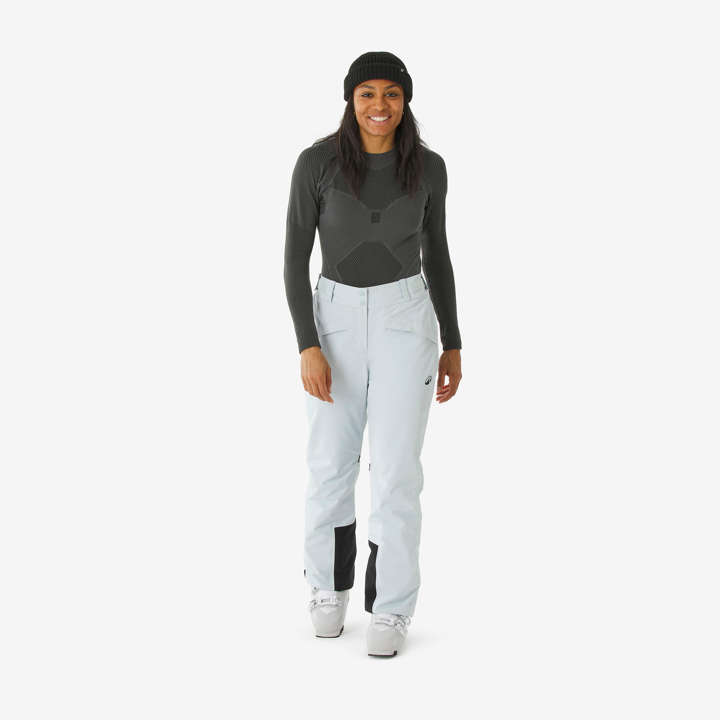 Pantalon de ski et planche à neige chaud et respirant femme, 500 2/9