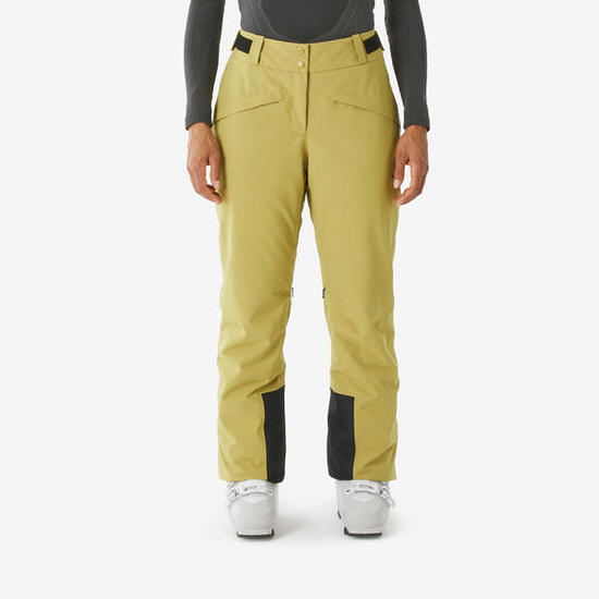 Pantalon de ski et snowboard chaud et respirant femme, Pant 500 Vert