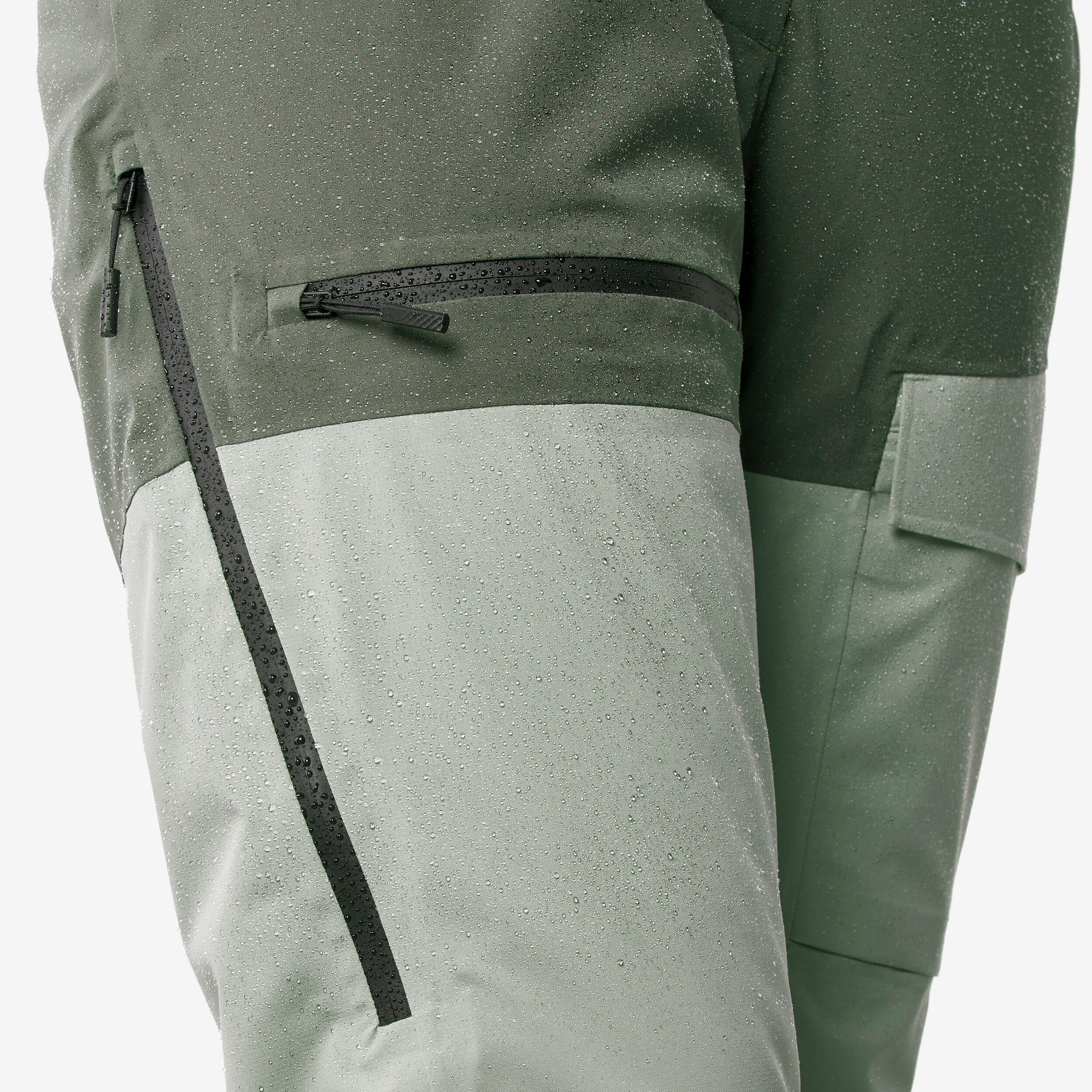Pantalon de ski et planche à neige imperméable et respirant femme, 500 AM 7/16